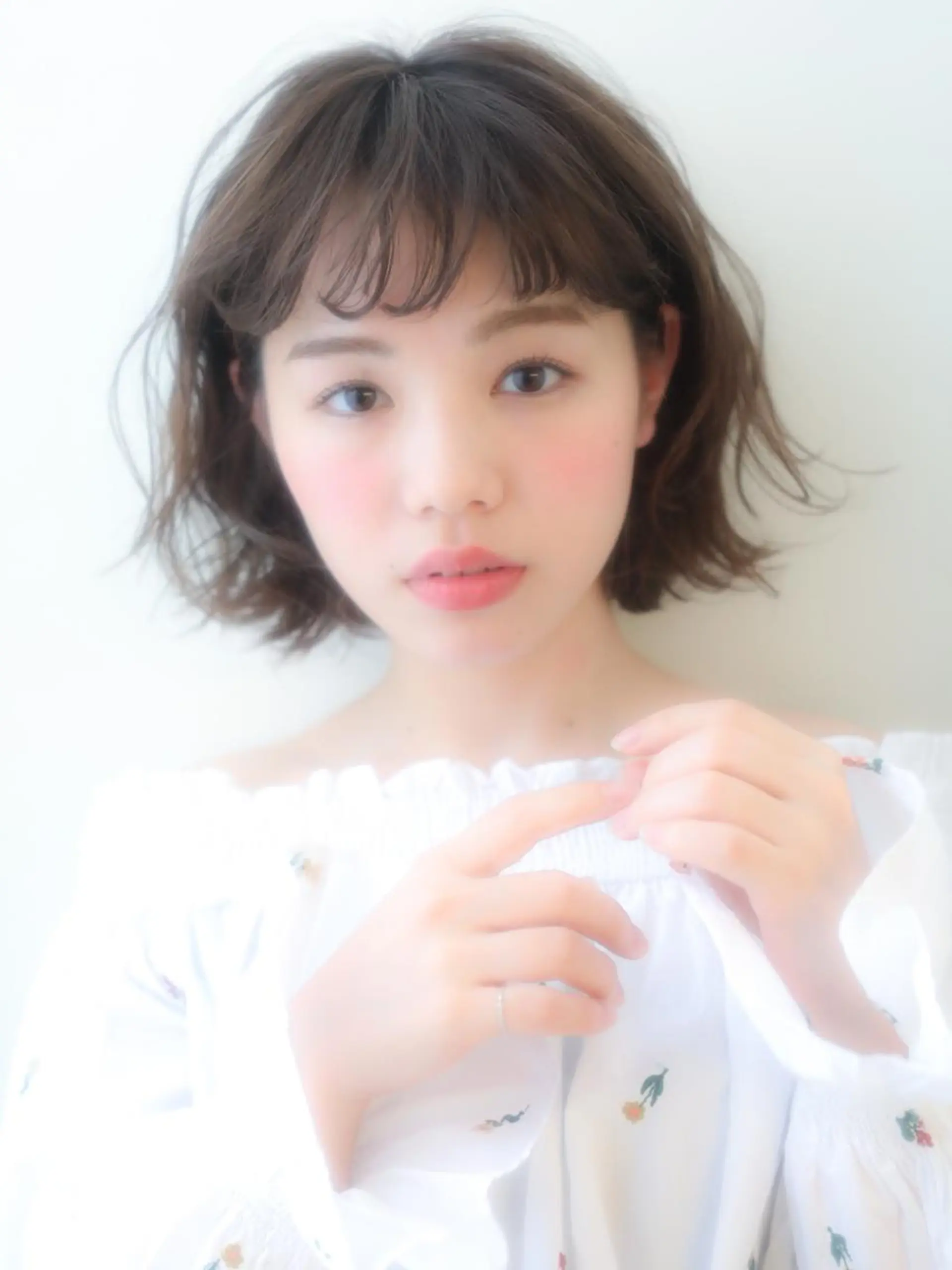 ミディアム カラー レイヤーカット✂️ 横浜No1♡下鳥翔子のヘアスタイル