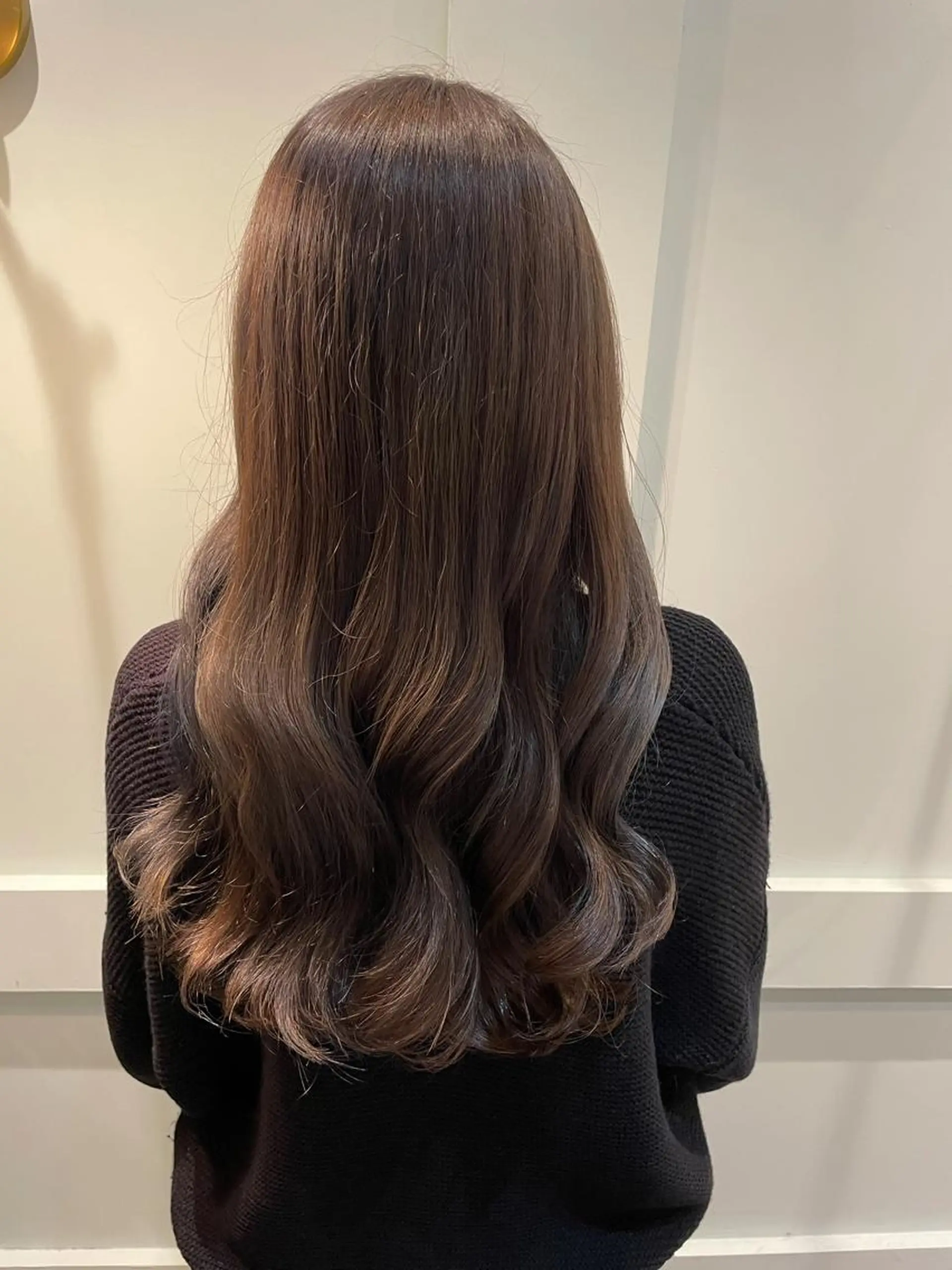 セミロング カラー ケアブリーチ /髪質 改善/古橋圭史郎のヘアスタイル