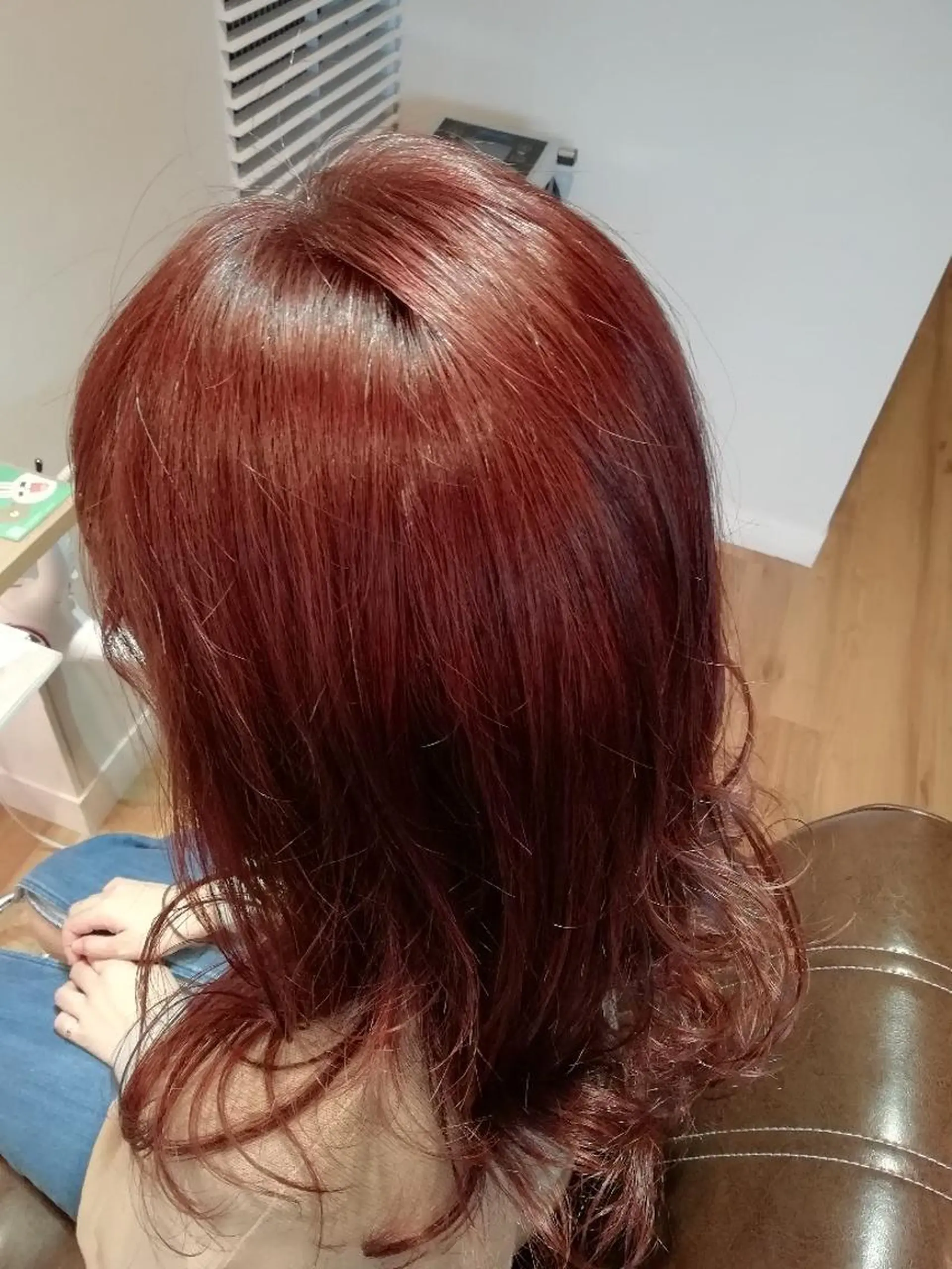 カラー ピンクカラー 堀 望美のヘアスタイル