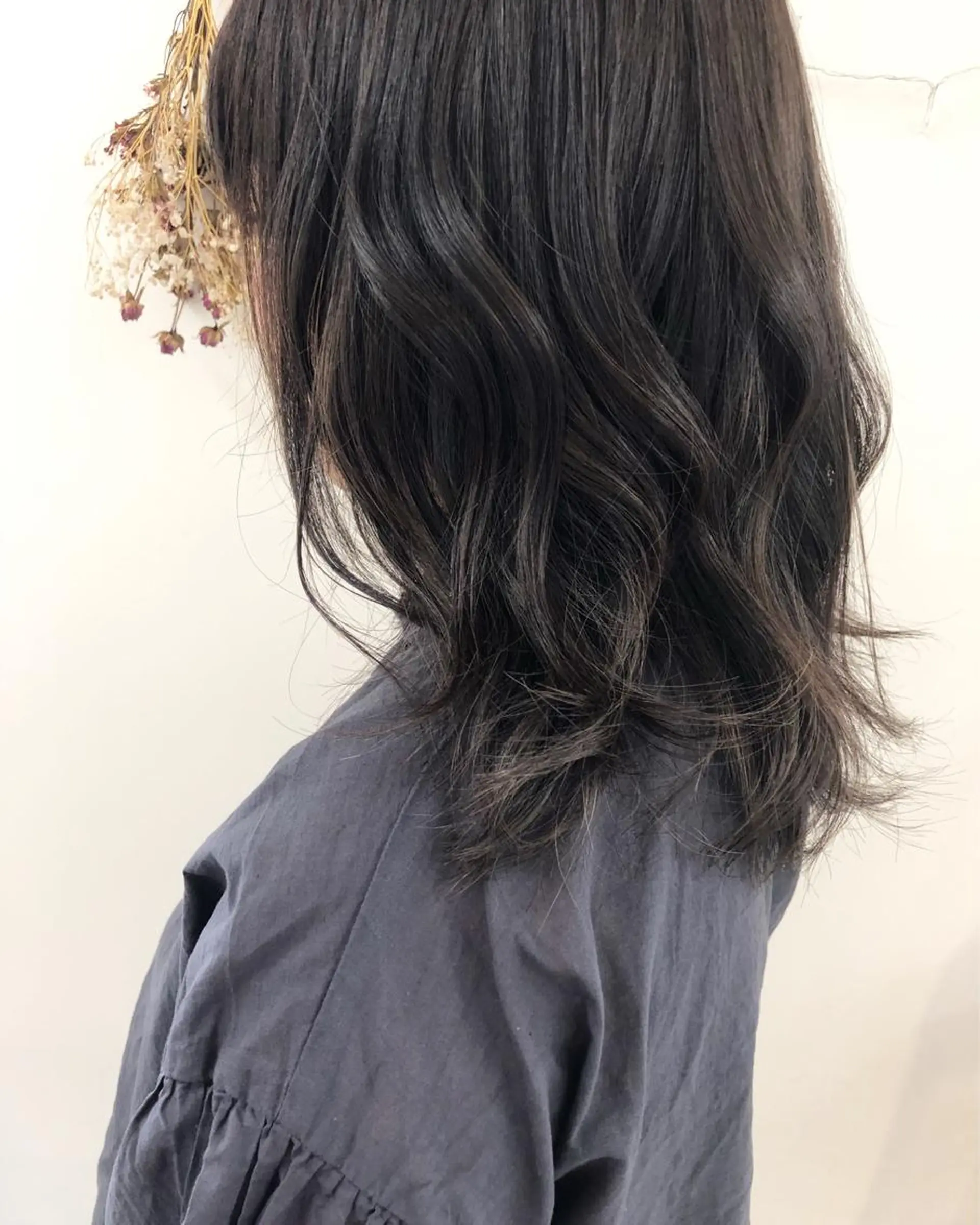 ミディアム カラー タナカ タクヤのヘアスタイル