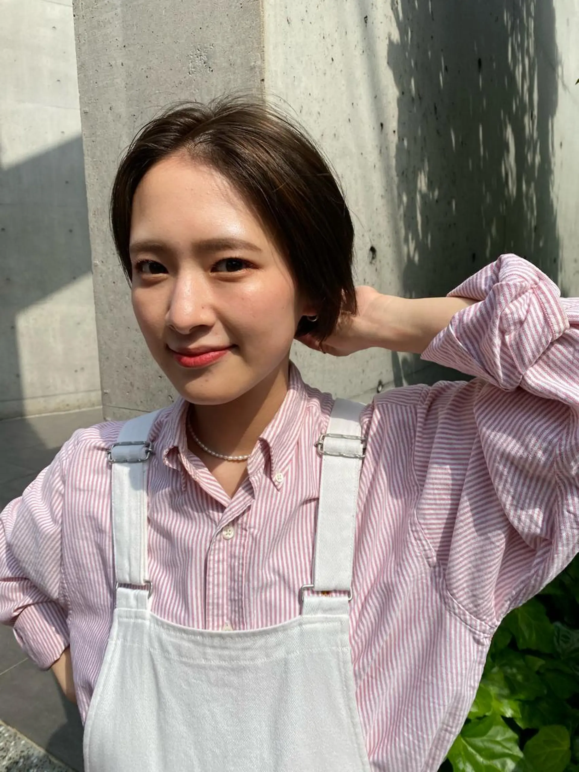 ショート カラー ショートボブ ボブ ショートヘア 似合わせカット レイヤー/ボブのヘアスタイル