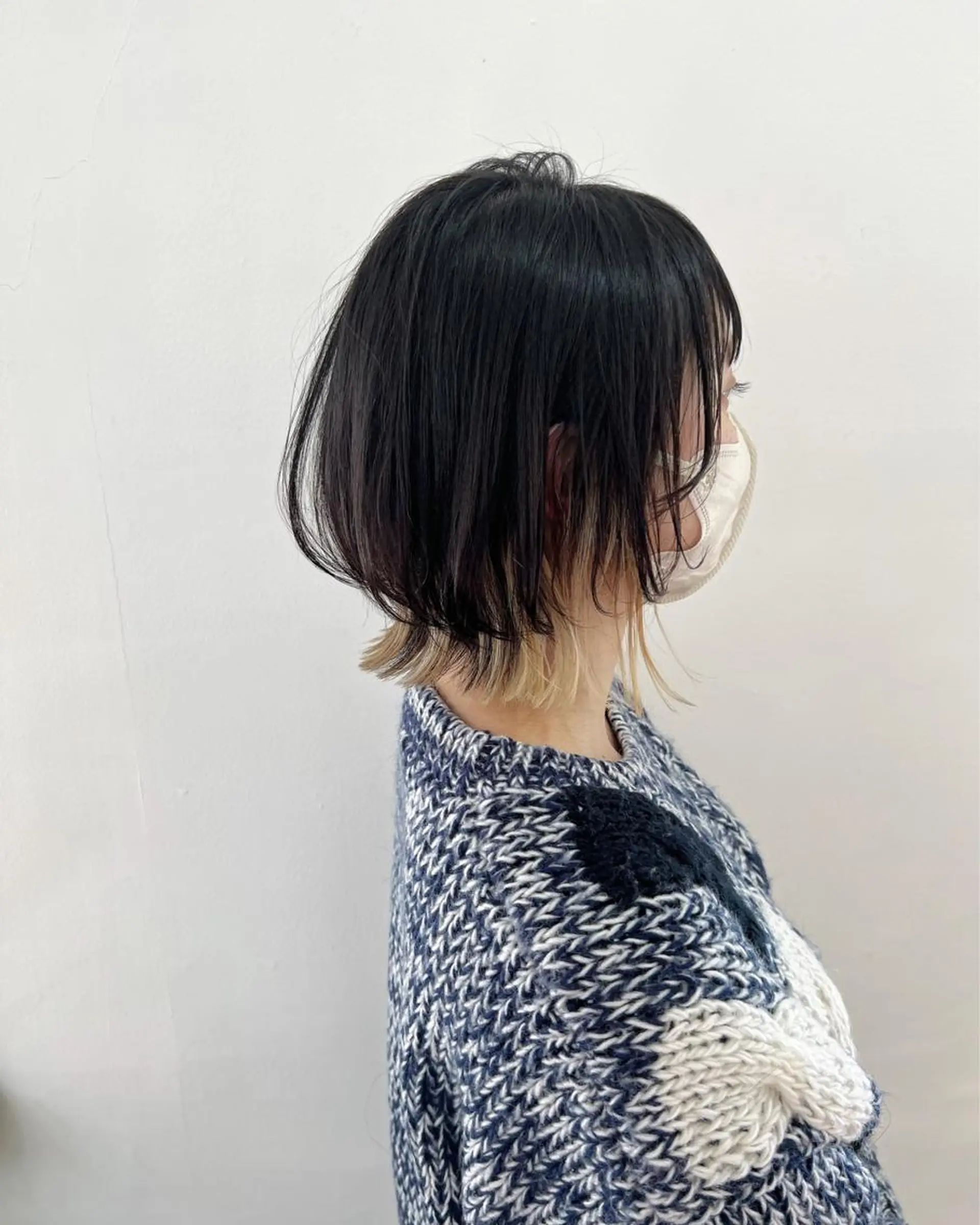 ショート ボブレイヤー ボブ レイヤーカット カット フラム所属・WATANABE MISAKIのヘアスタイル