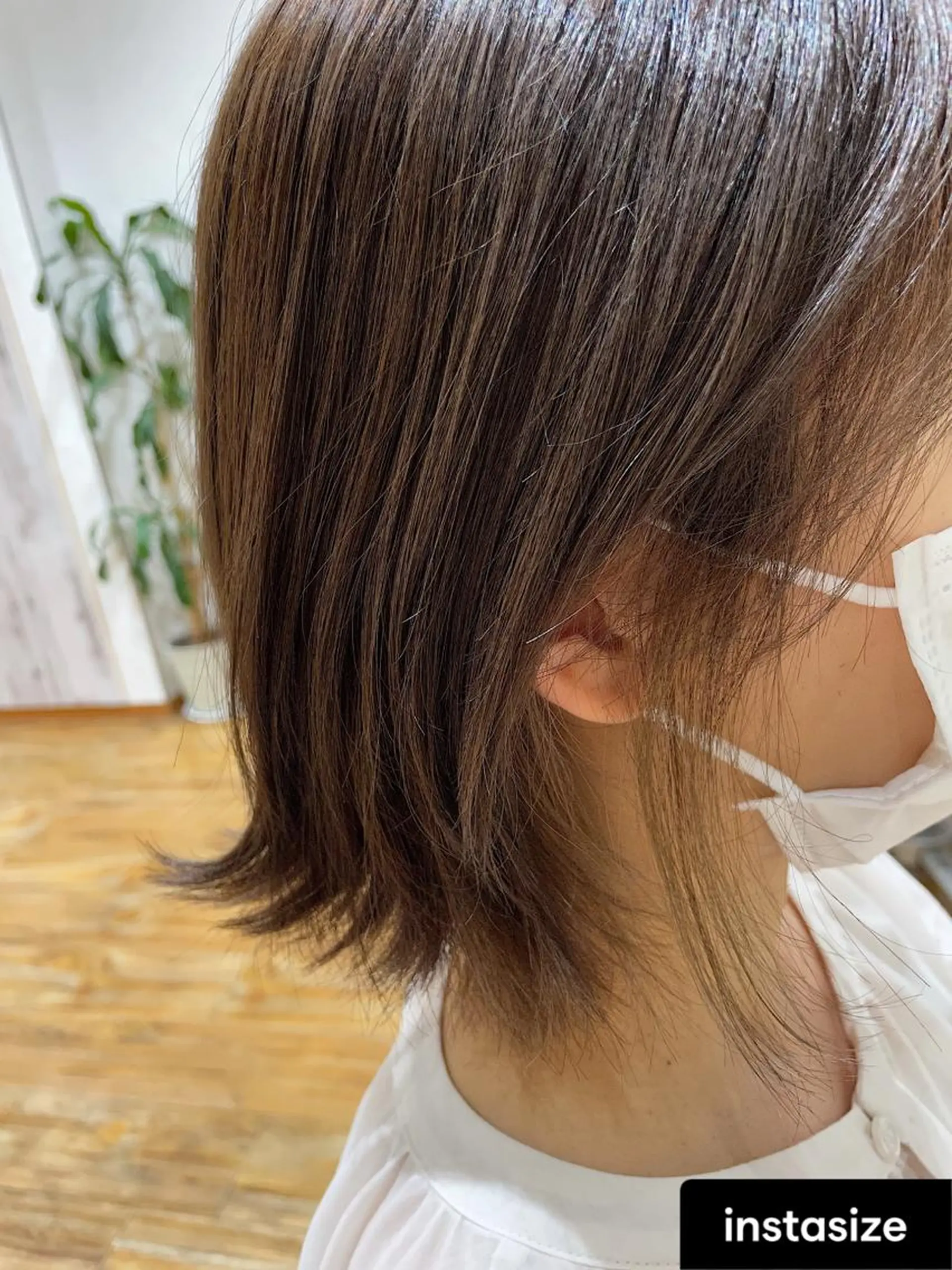 ミディアム カラー FELICE of hair 田口千尋のヘアスタイル
