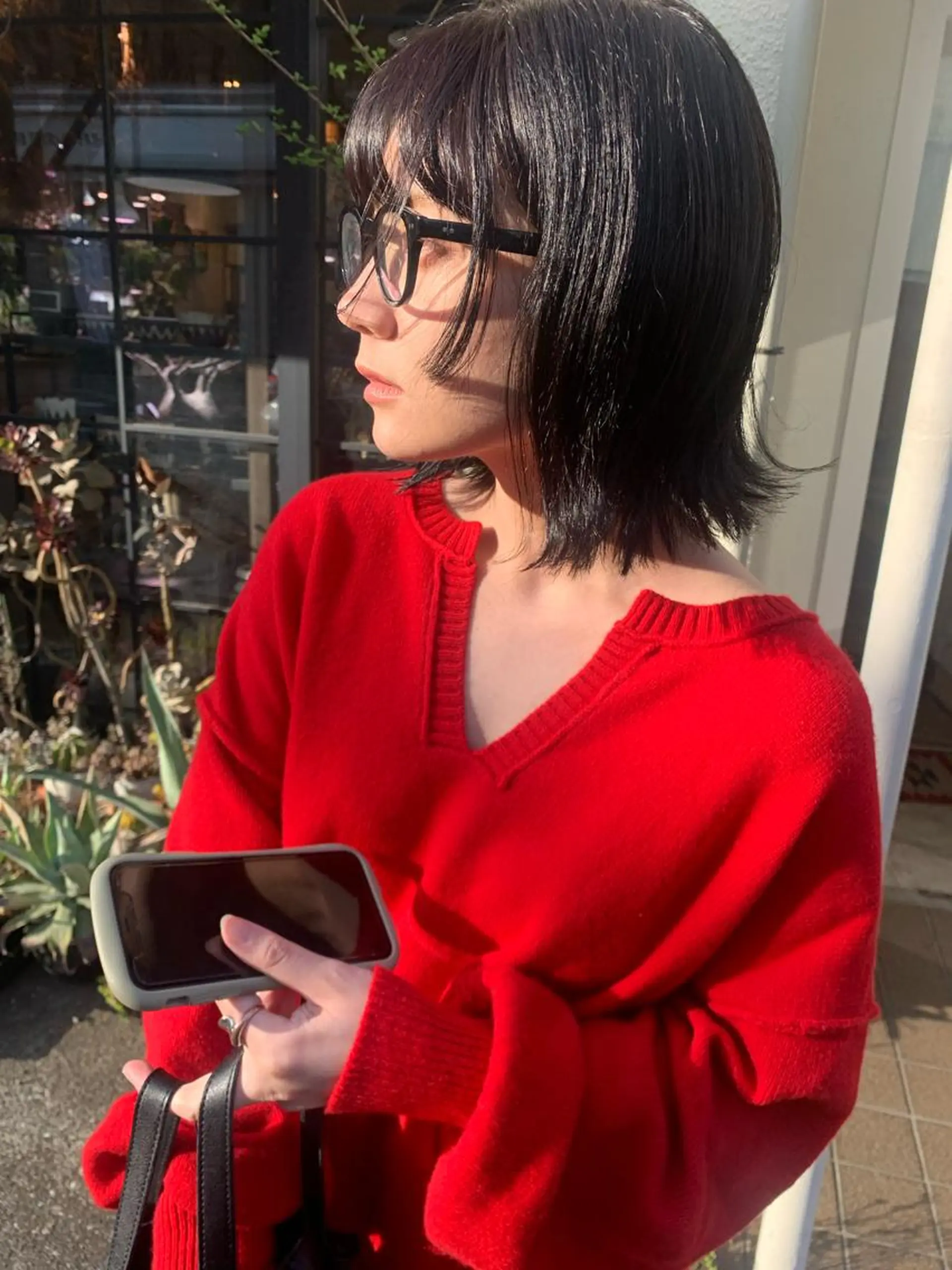 ミディアム カラー 顔まわりレイヤー レイヤーカット 【takk】 ナカヤママサヨシのヘアスタイル