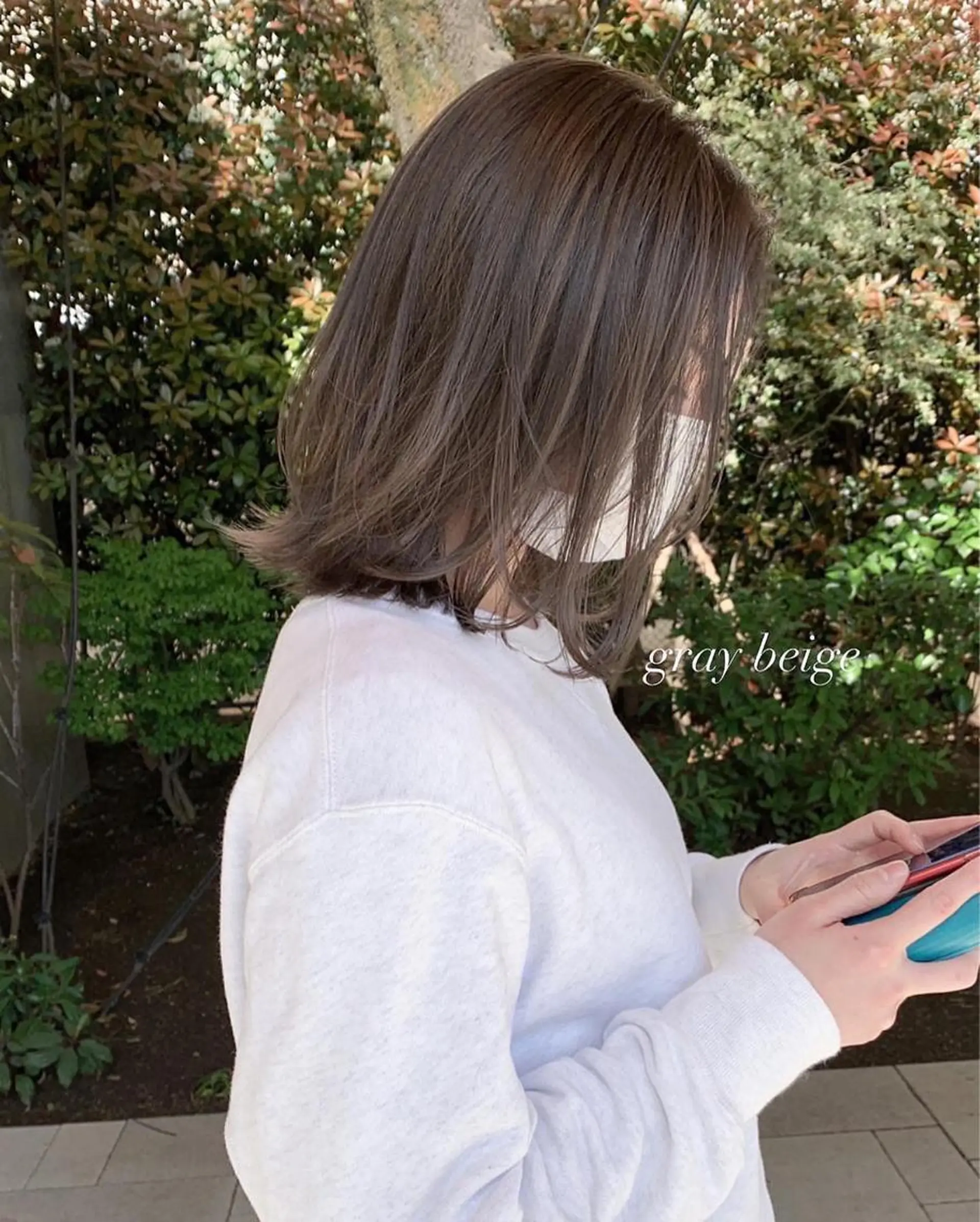 カラー レディースパーマ モデル募集RIKOのヘアスタイル