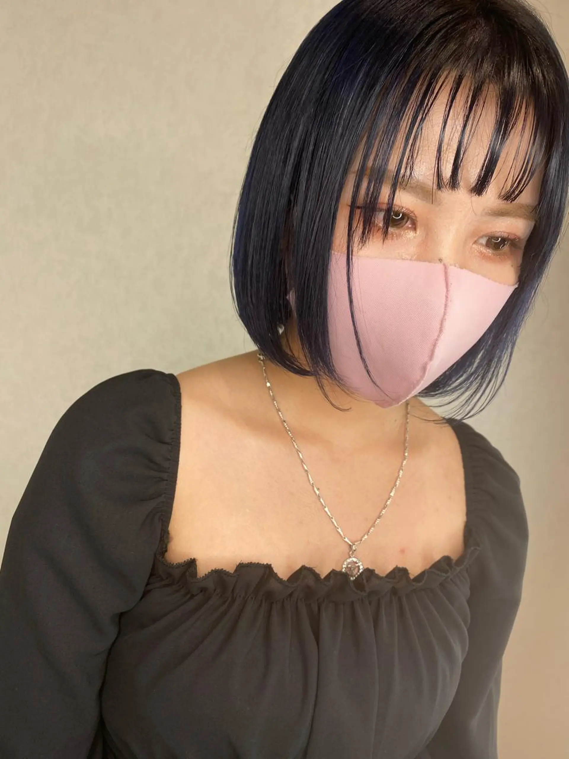 ミディアム カラー ムトウセイマ/ 縮毛矯正/ブリーチのヘアスタイル