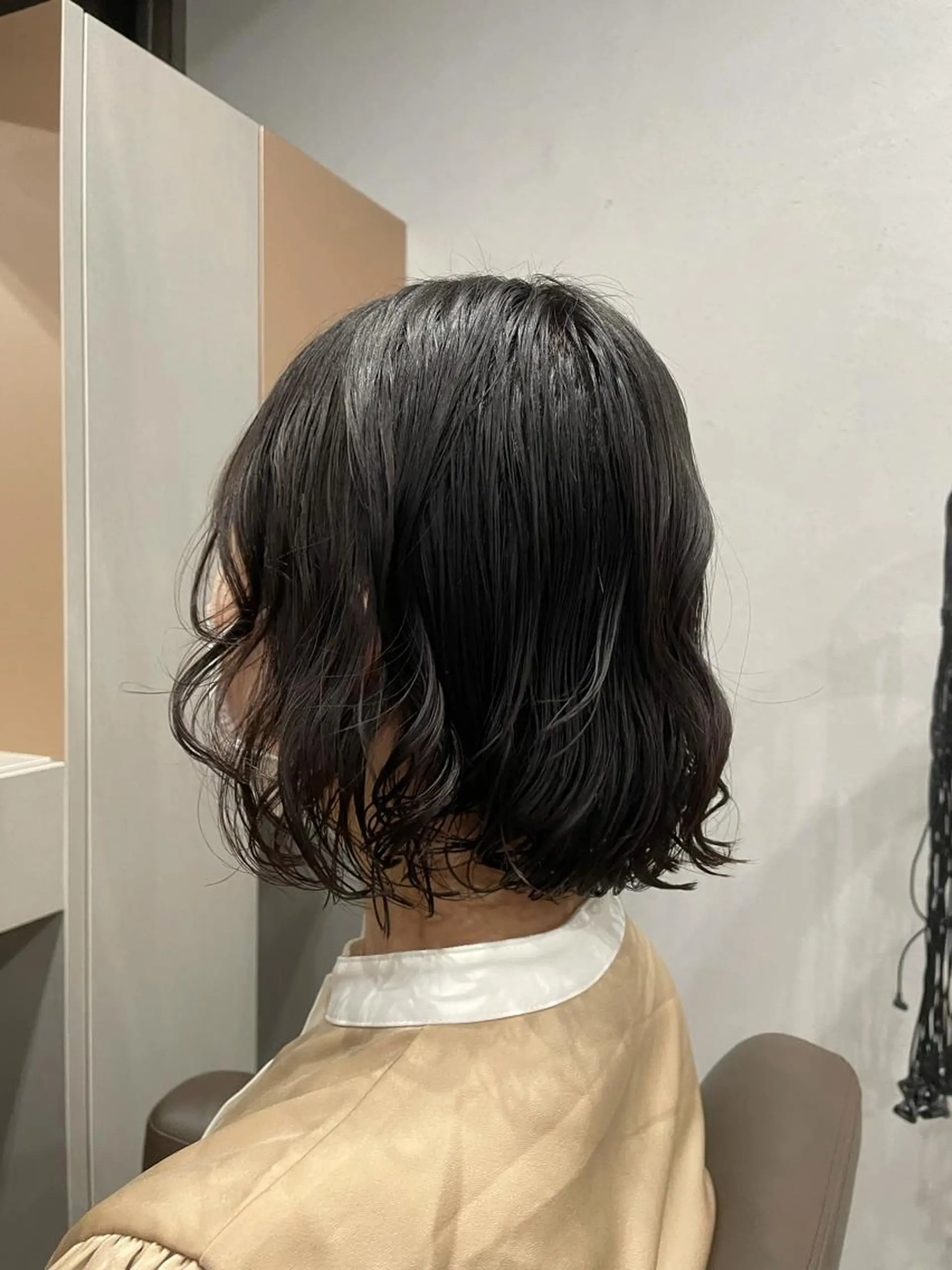 ミディアム カラー パーマ 吉田一輝 外国人パーマのヘアスタイル