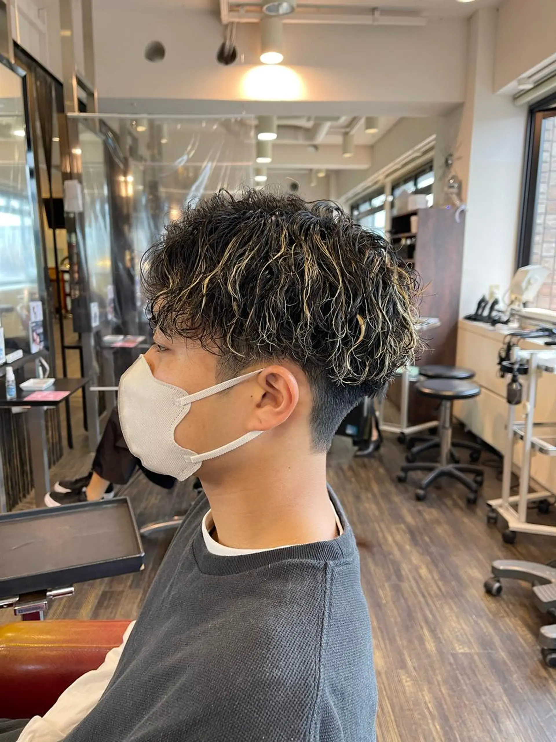 ショート カラー パーマ メンズ カット パーマ メンズスタイル /メンズパーマ/須藤のヘアスタイル