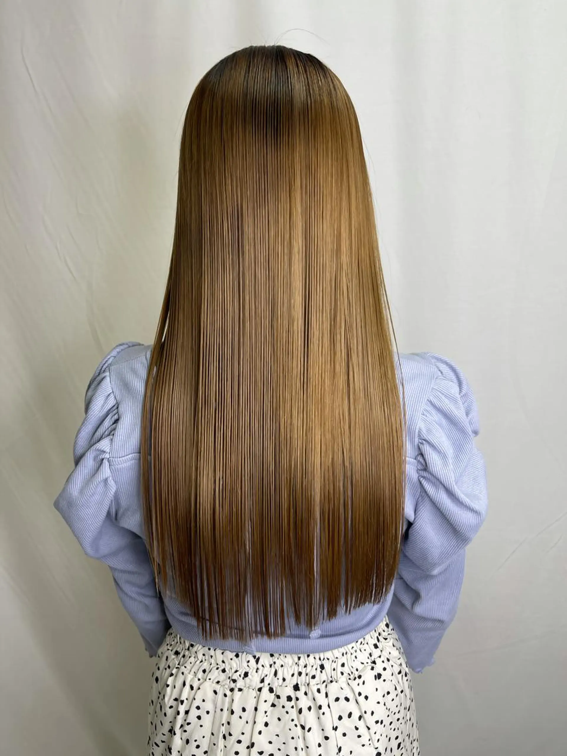 ロング パーマ 髪質改善 ロング 縮毛矯正 縮毛矯正 トリートメント 髪質改善/縮毛矯正 /ブリーチ矯正/岡部のヘアスタイル