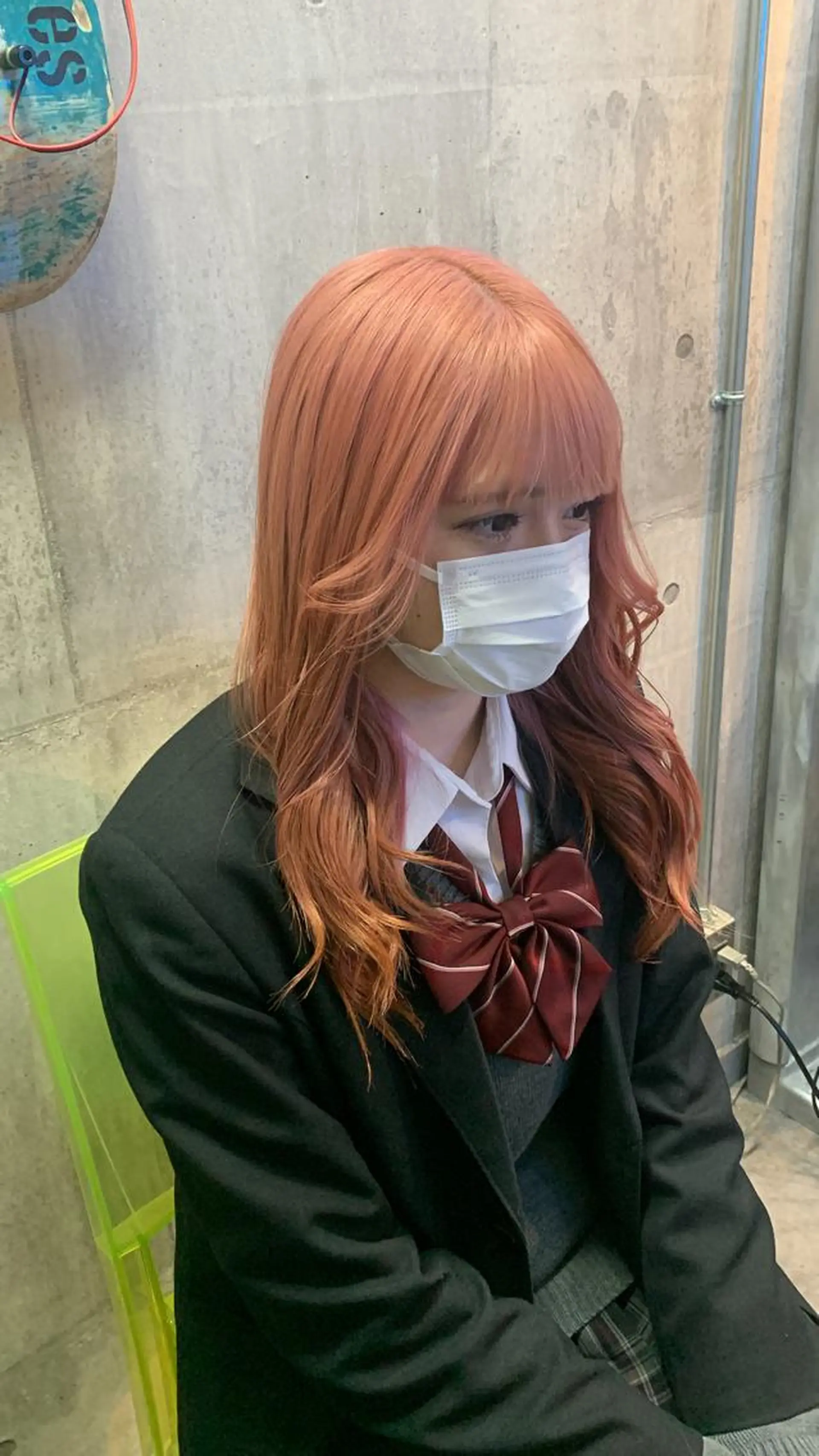 セミロング カラー ヘアカラー トリートメント ハイトーン/メンズ/ ウルフ特化   小松のヘアスタイル