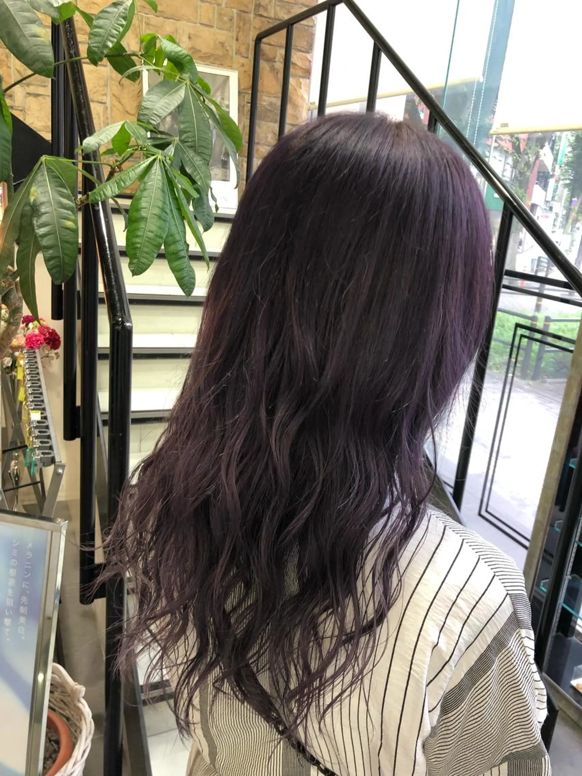 ロング カラー ヘアアレンジ ブリーチ グラデーションカラー チャンモリパーマ/韓 国/Minami🦋のヘアスタイル