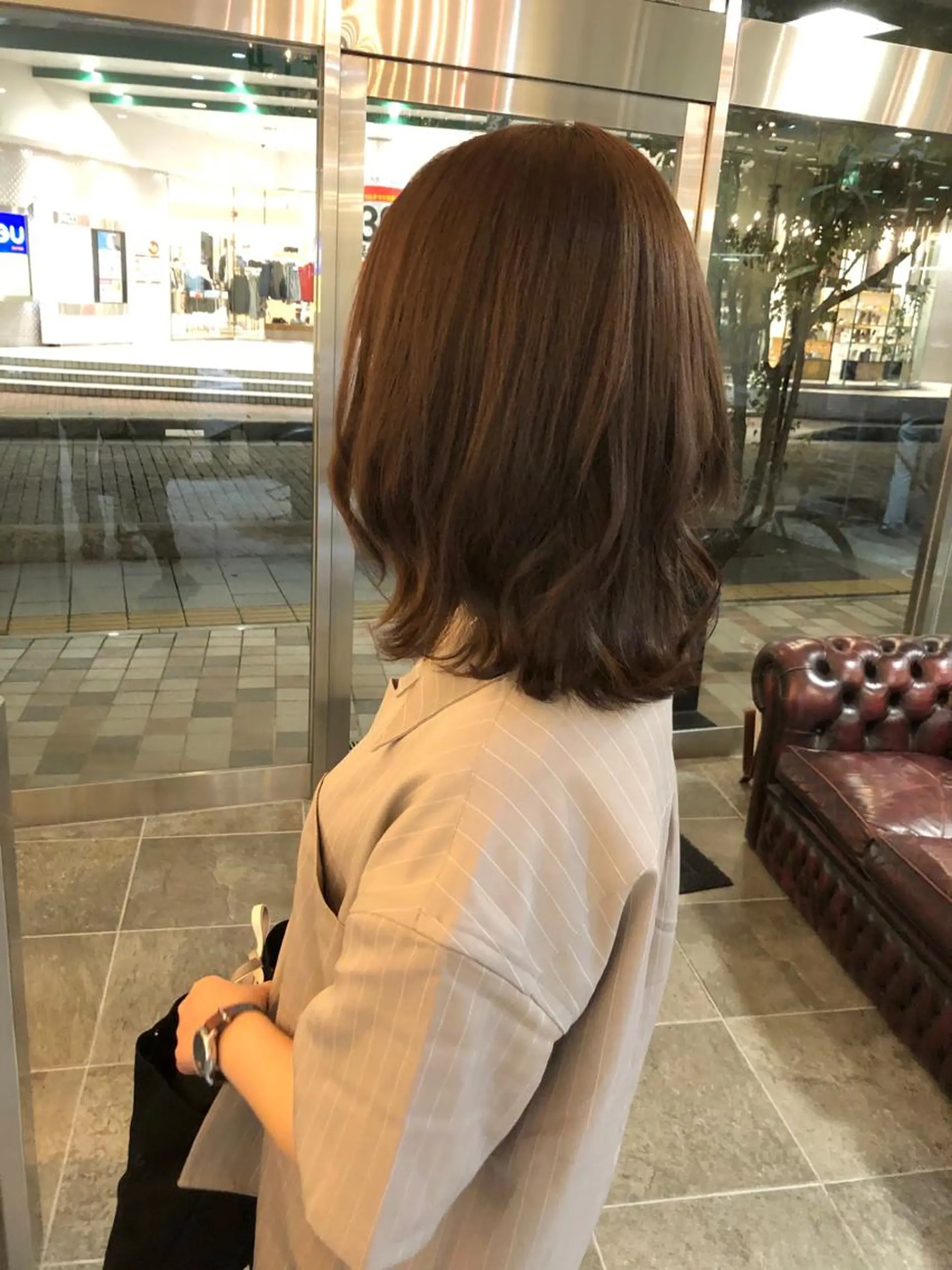ミディアム キノシタ ナオユキのヘアスタイル