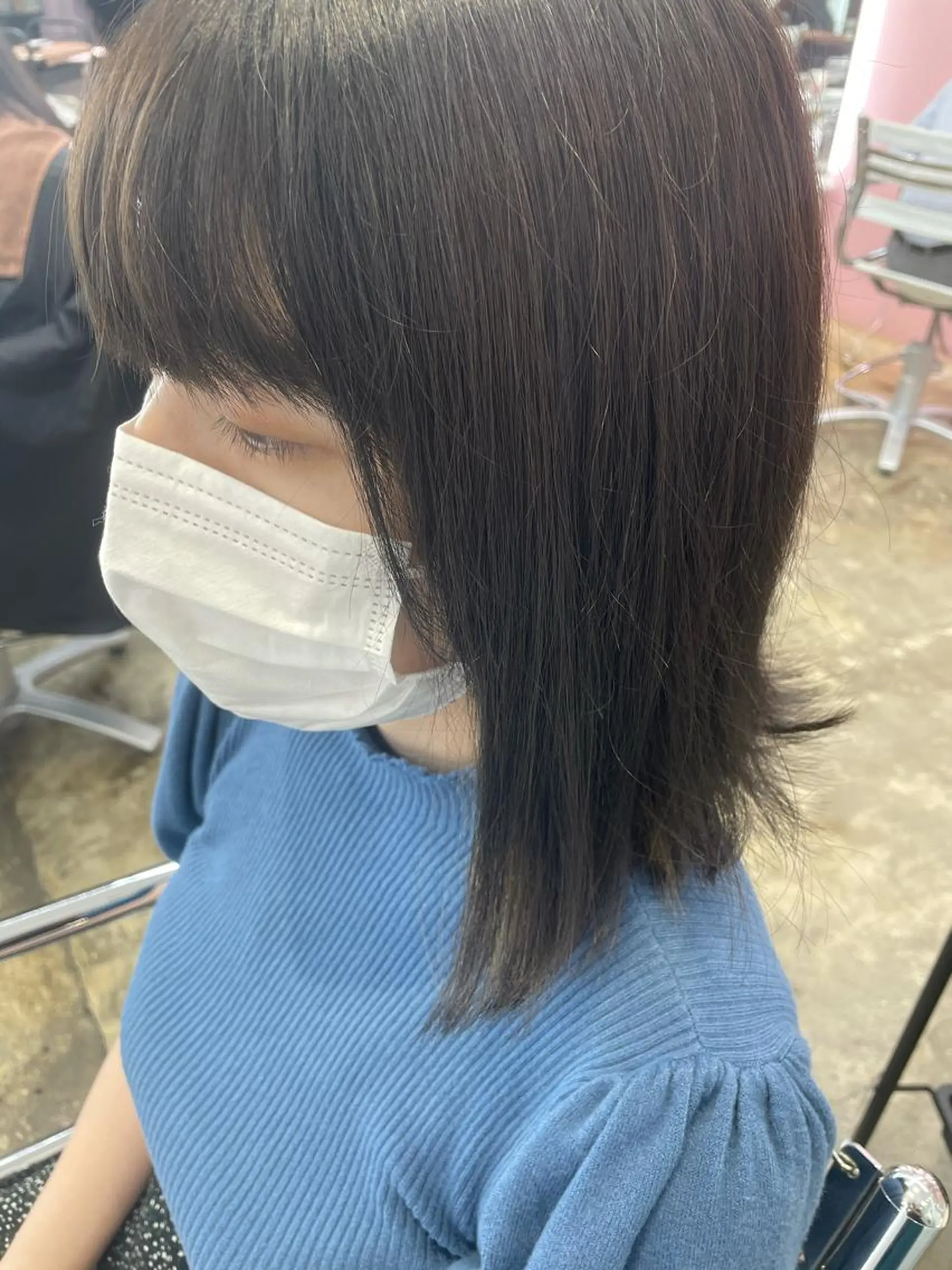 ミディアム 韓国×網紅ヘア 🤍りん🤍のヘアスタイル