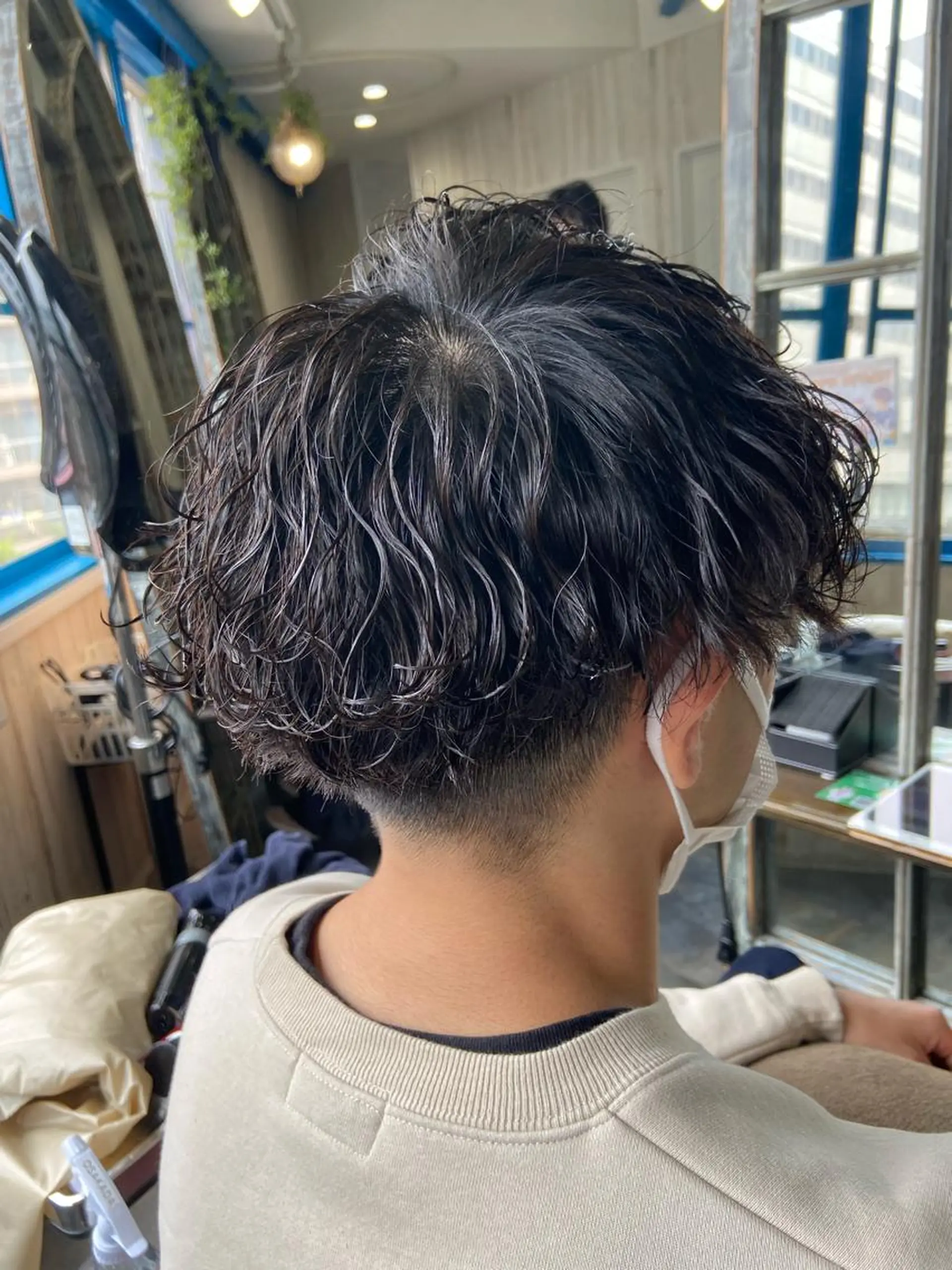 ショート メンズ カット パーマ カットパーマ✂️ 小坂田玲亜のヘアスタイル