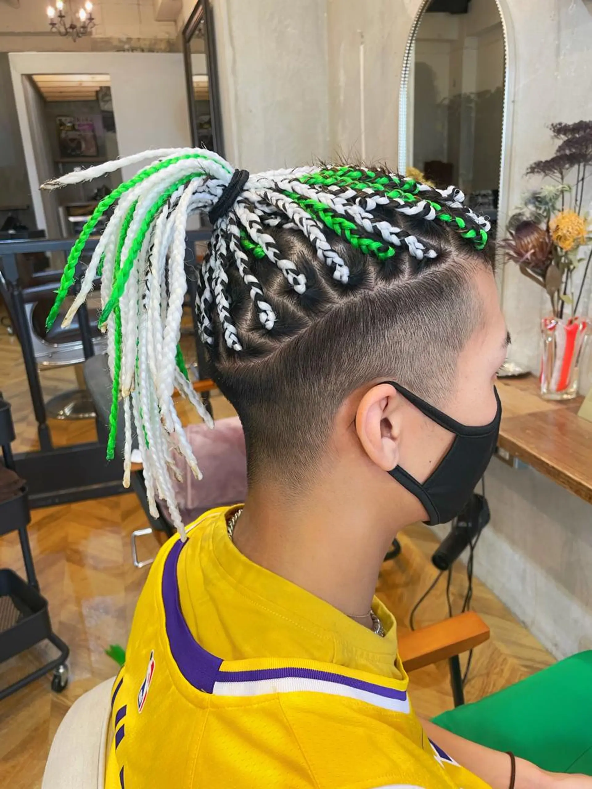 ロング ヘアアレンジ シールエクステ ミストバング エクステ ハイライト 髪質改善 エクステ指名No.1 【店長】橘田のヘアスタイル