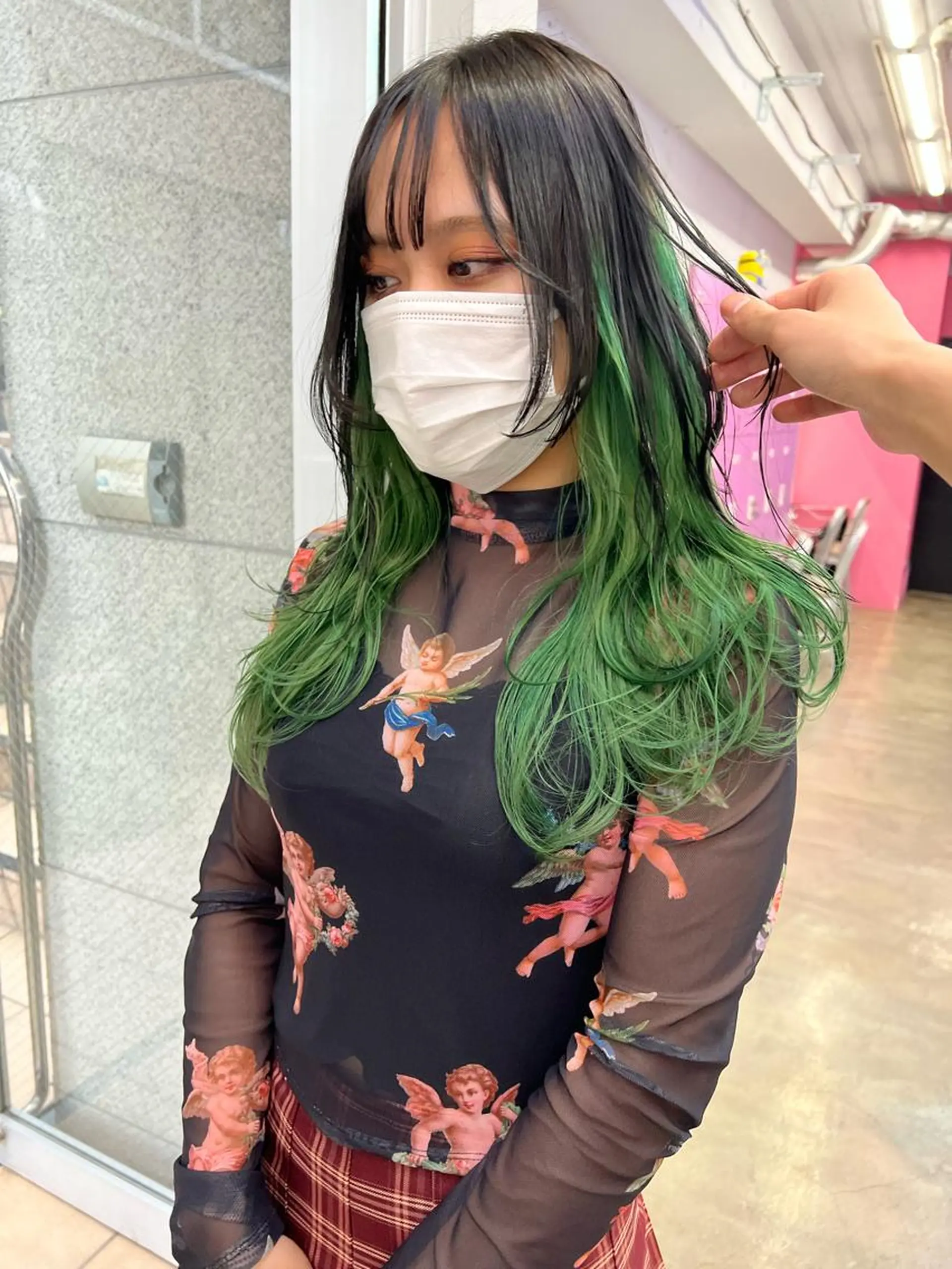 ロング カラー ヘアアレンジ カット ヘアカラー トリートメント エクステ ヘアセット 🐺ウルフの神🐺 /カラー/けいすけのヘアスタイル