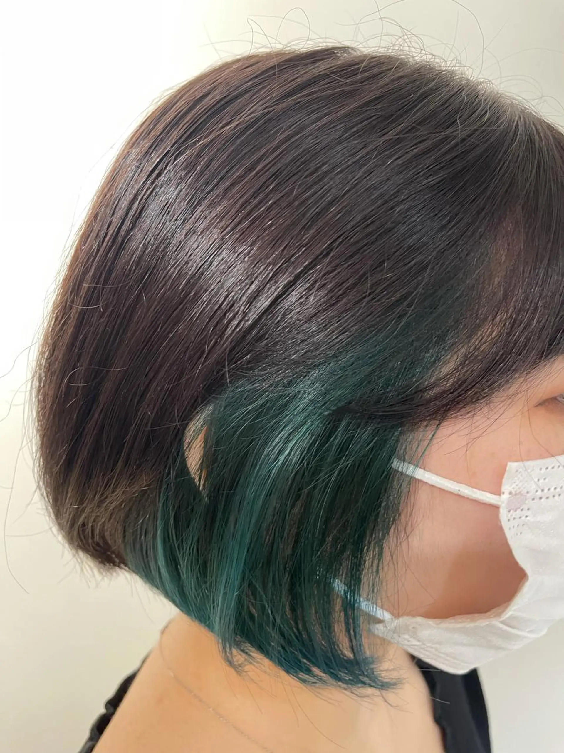 ミディアム 永田 優希のヘアスタイル