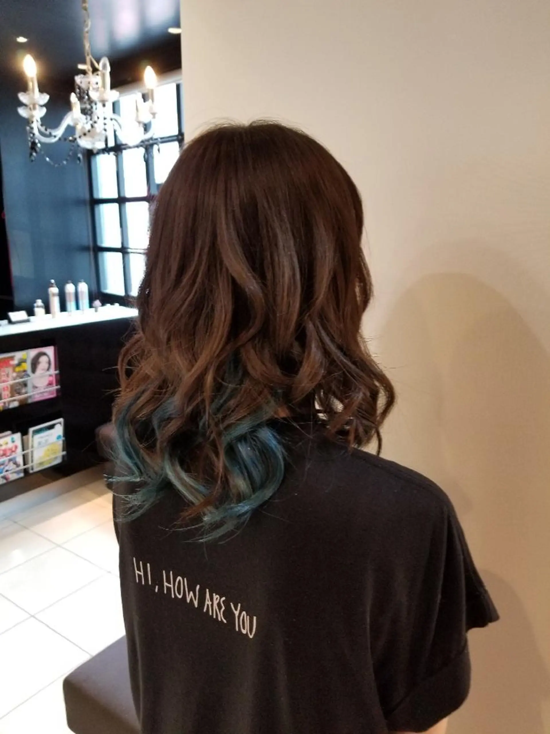 ミディアム カラー ヘアカラー bathair 持田侑祐のヘアスタイル