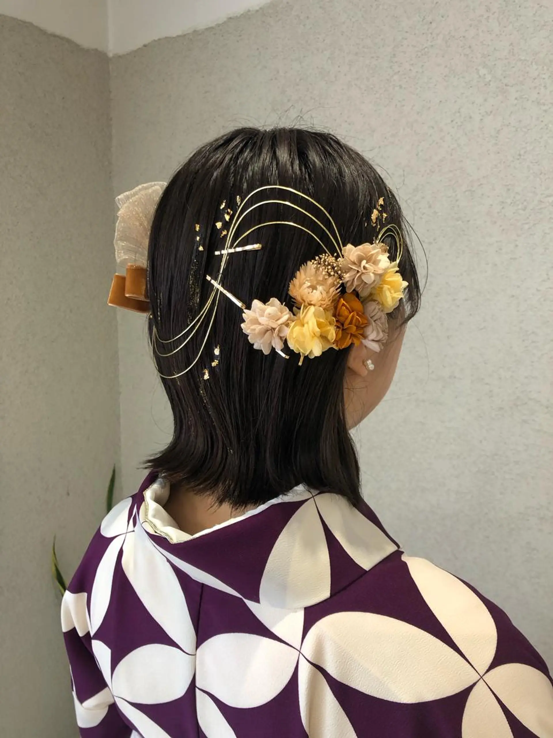 ショート 卒業式のヘアスタイル ヘアセット 阿部 美咲のヘアスタイル