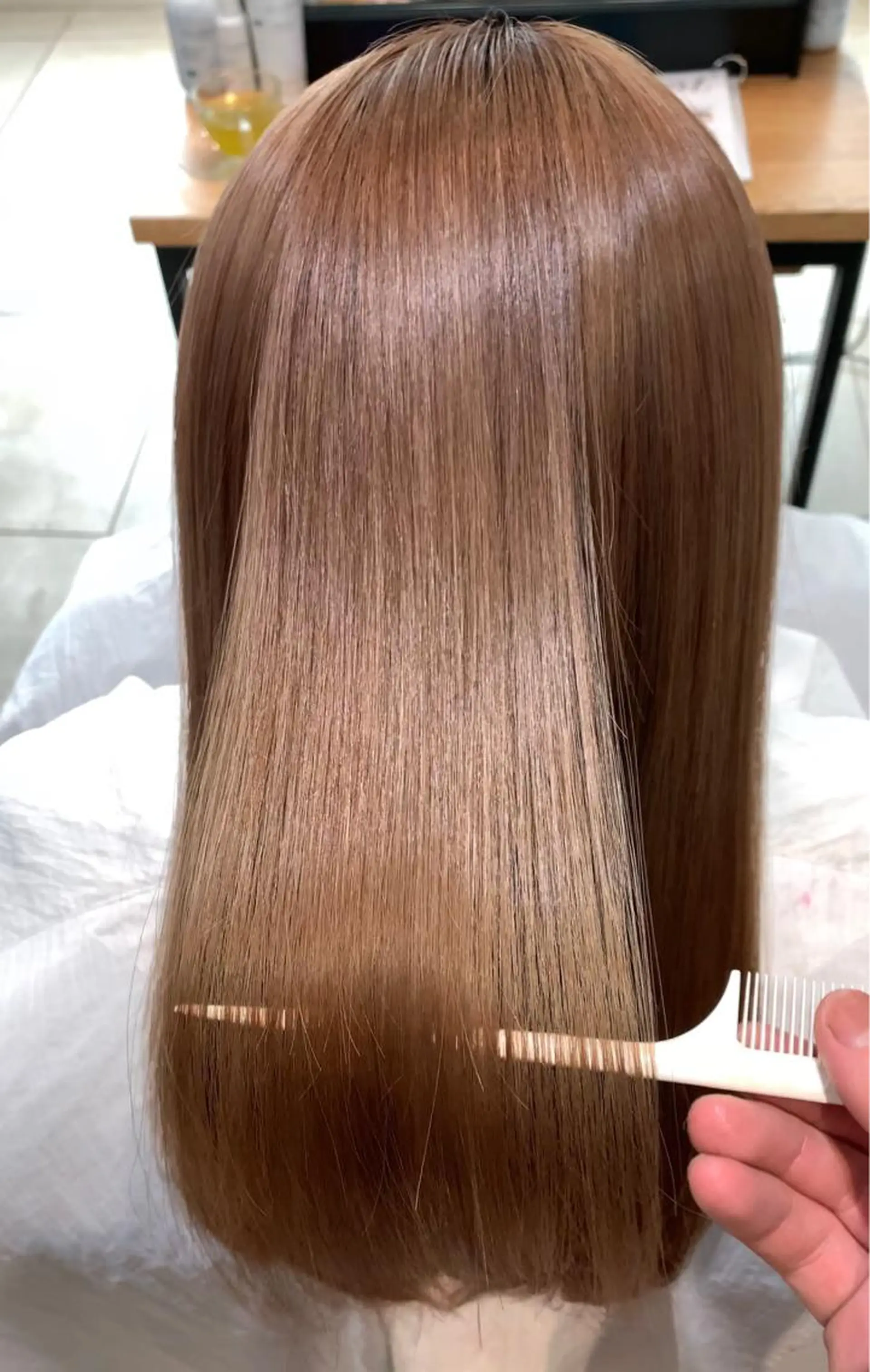 ロング カット ヘアカラー 縮毛矯正 トリートメント 🌿earth亀有店 【緑髪のノブ】🌿のヘアスタイル