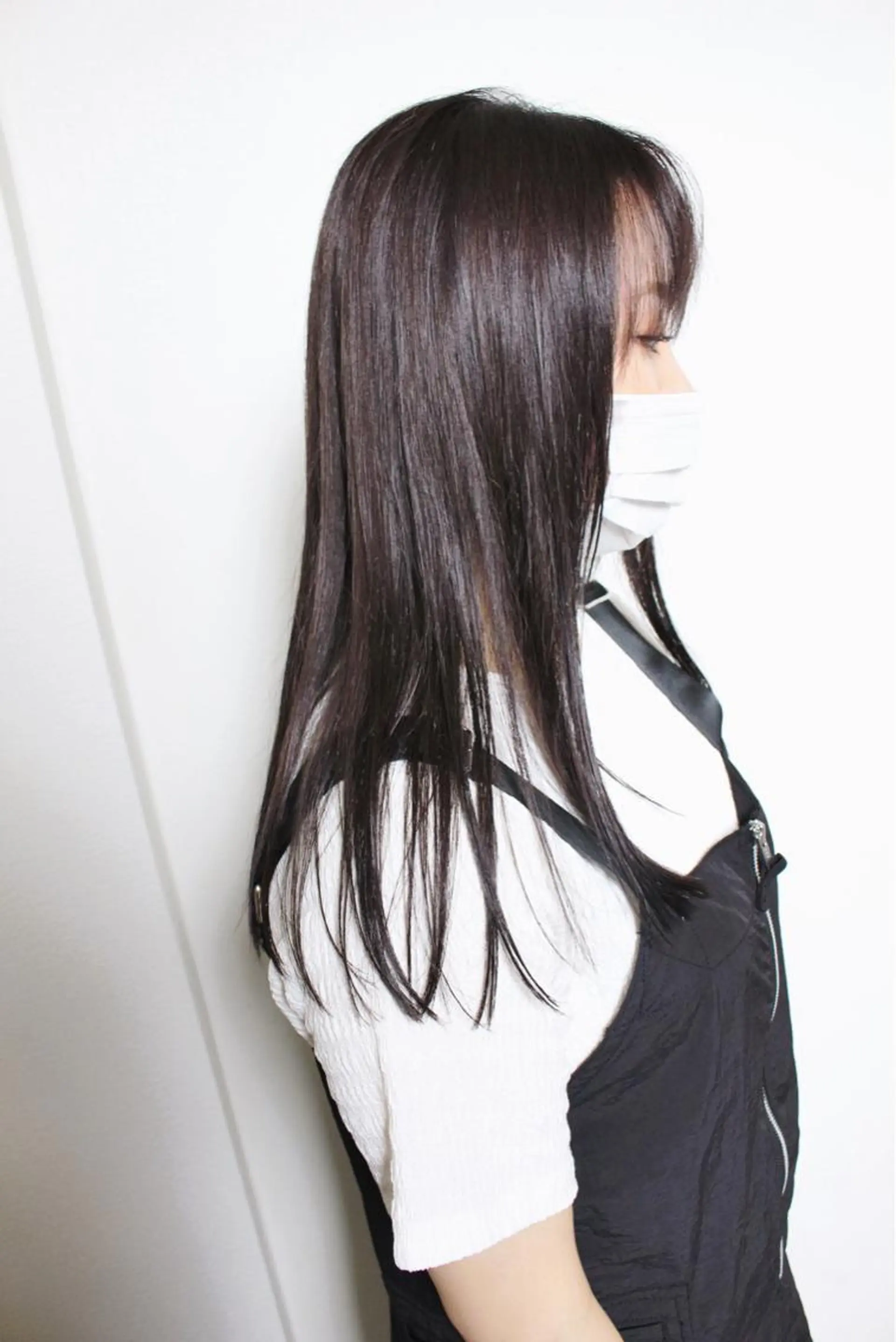 ロング カラー アッシュ 透明感カラー グレージュ ラベンダーカラー カット ヘアカラー 土居 正季のヘアスタイル