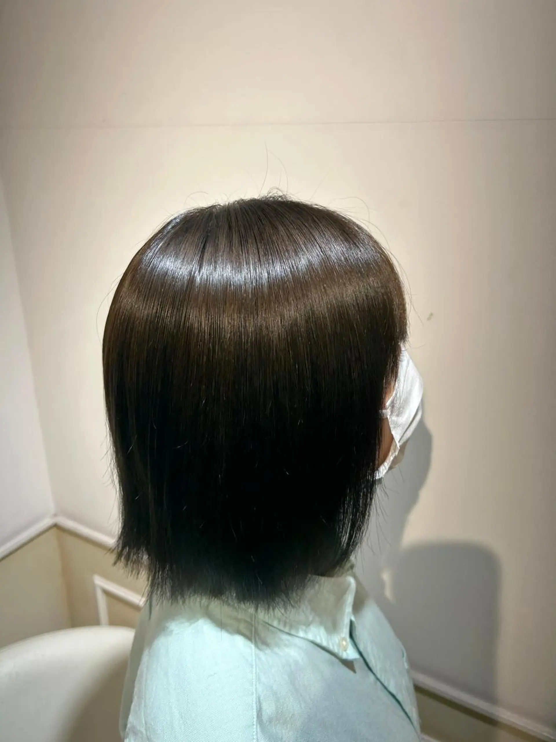 カラー グレージュ オリーブグレージュ オリーブグレー レイヤーカット/ 縮毛矯正🇰🇷早坂のヘアスタイル