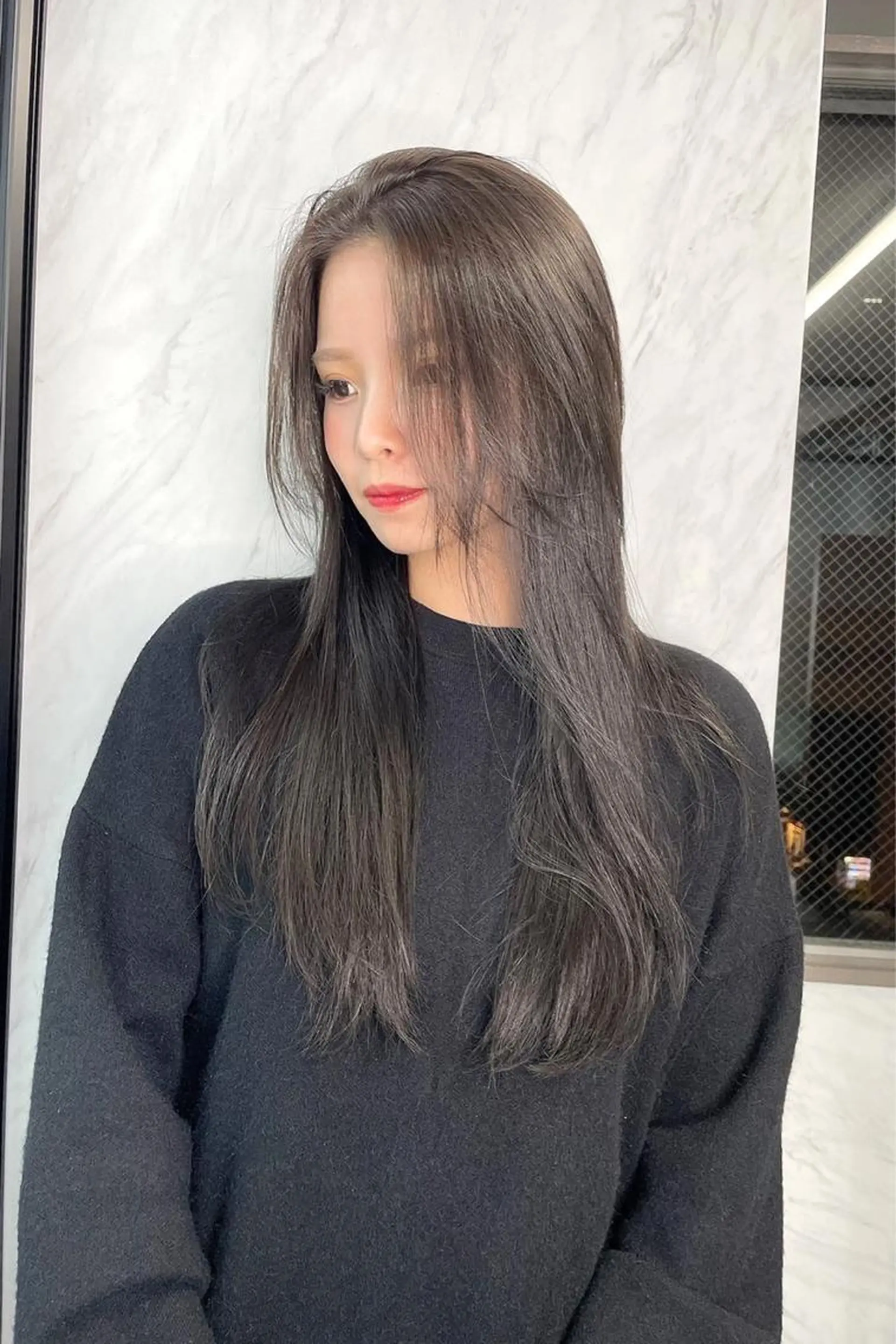 ロング カラー シールエクステ ハイトーンカラー エクステ ヘアカラー トリートメント シールエクステ特化 ハイトーン、NANAのヘアスタイル