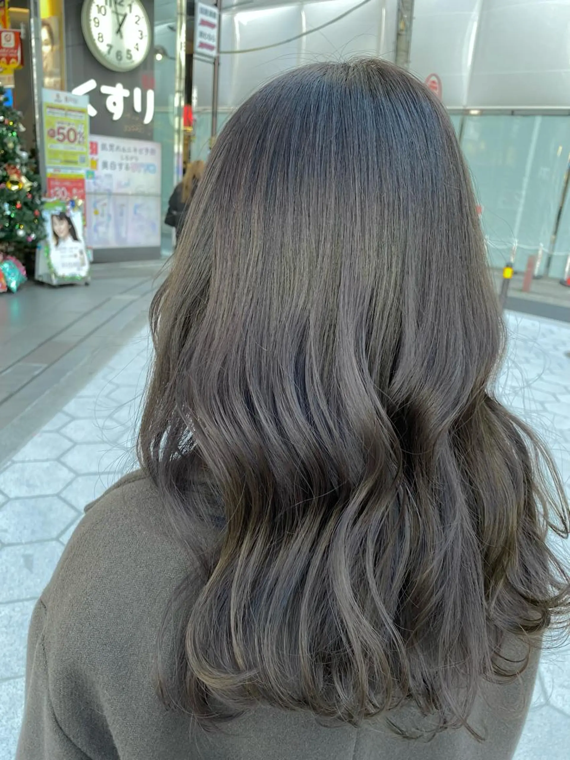 セミロング 谷町/Le'a /竹原しおなのヘアスタイル