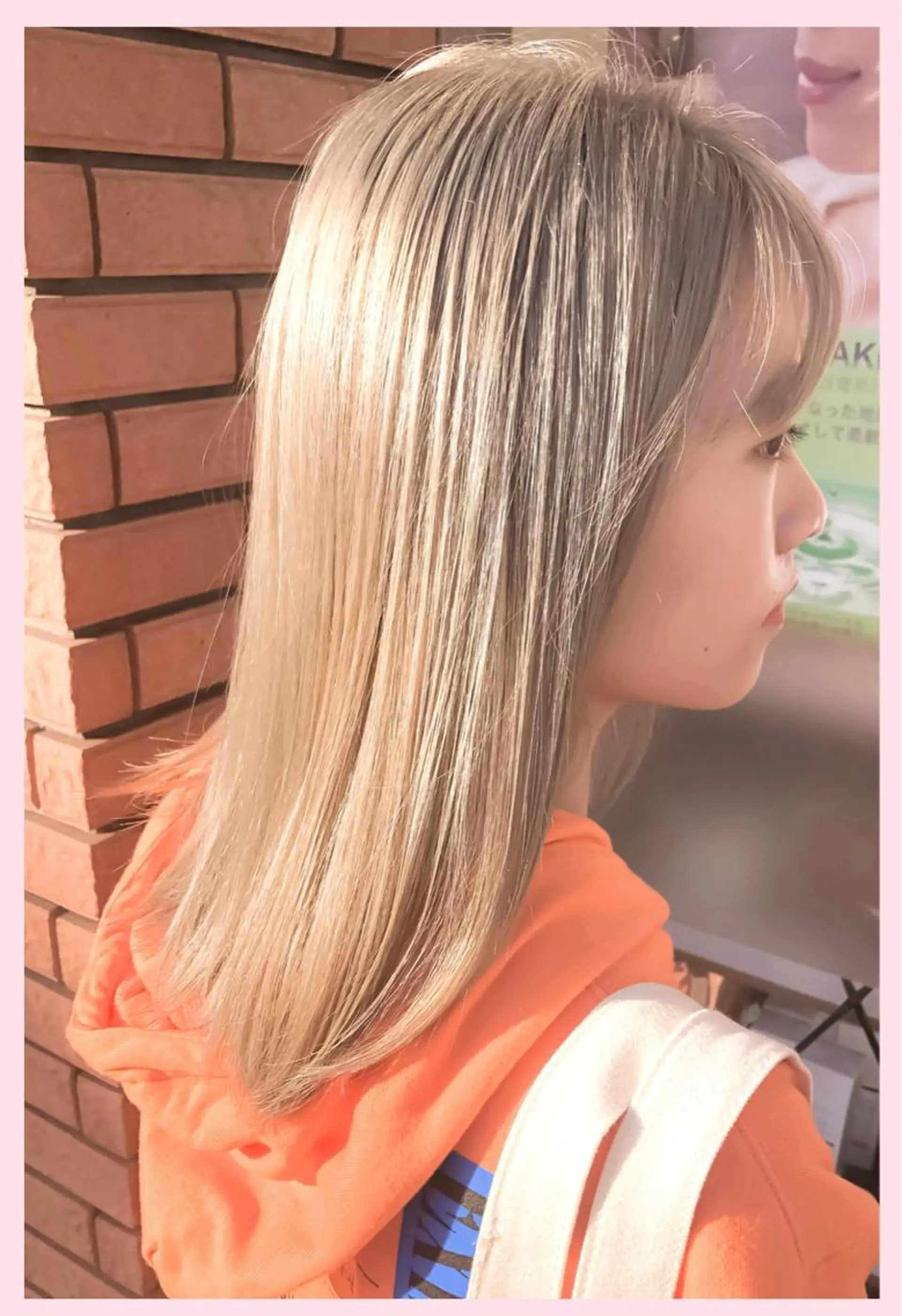 セミロング 🔷ブリーチバレイヤ ージュ🔷飯野達也のヘアスタイル