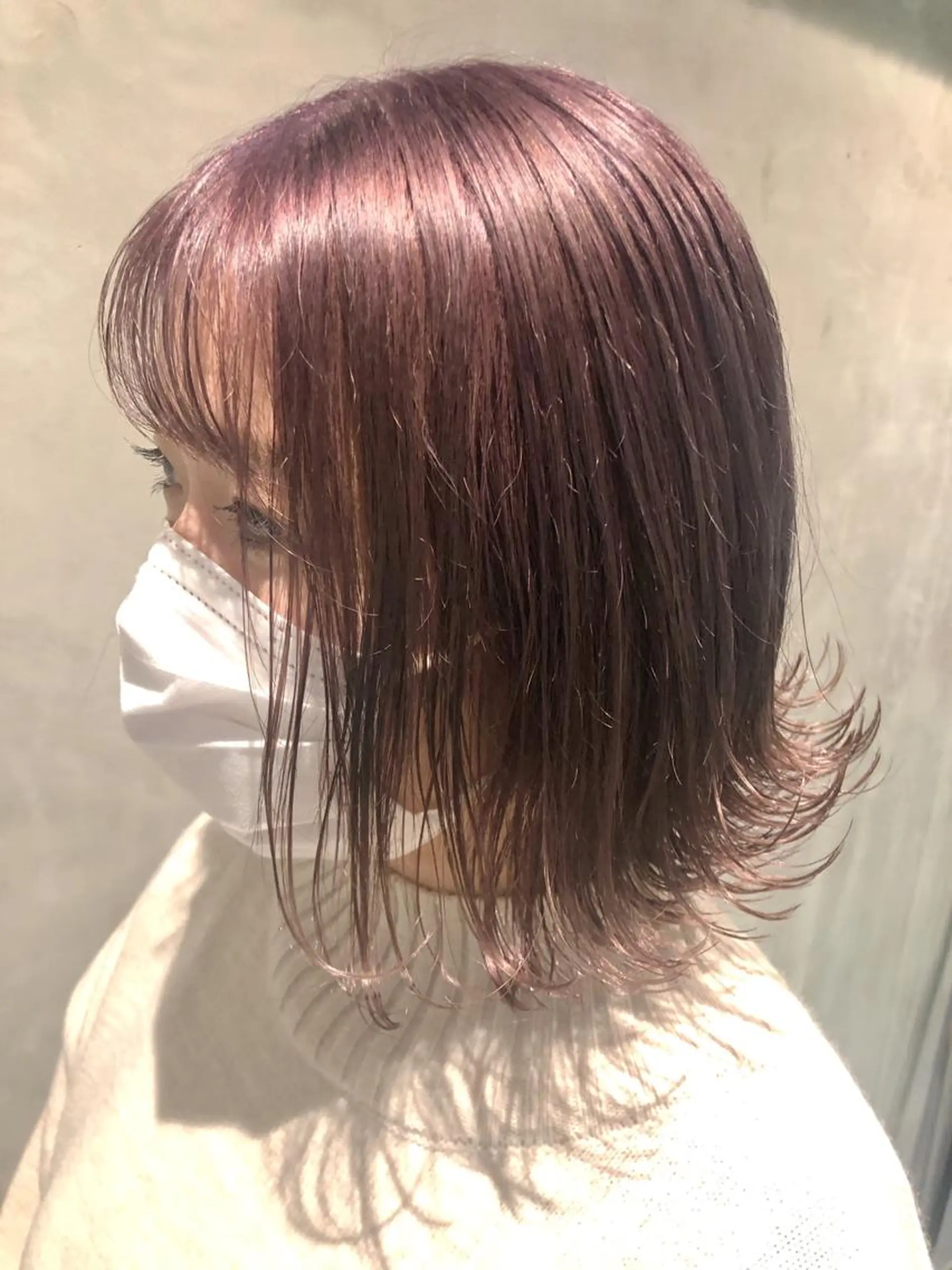ショート カラー ベージュカラー ピンクカラー ピンクベージュ カット ヘアカラー トリートメント 髪質改善/美髪矯 正ヤマモトハルキのヘアスタイル