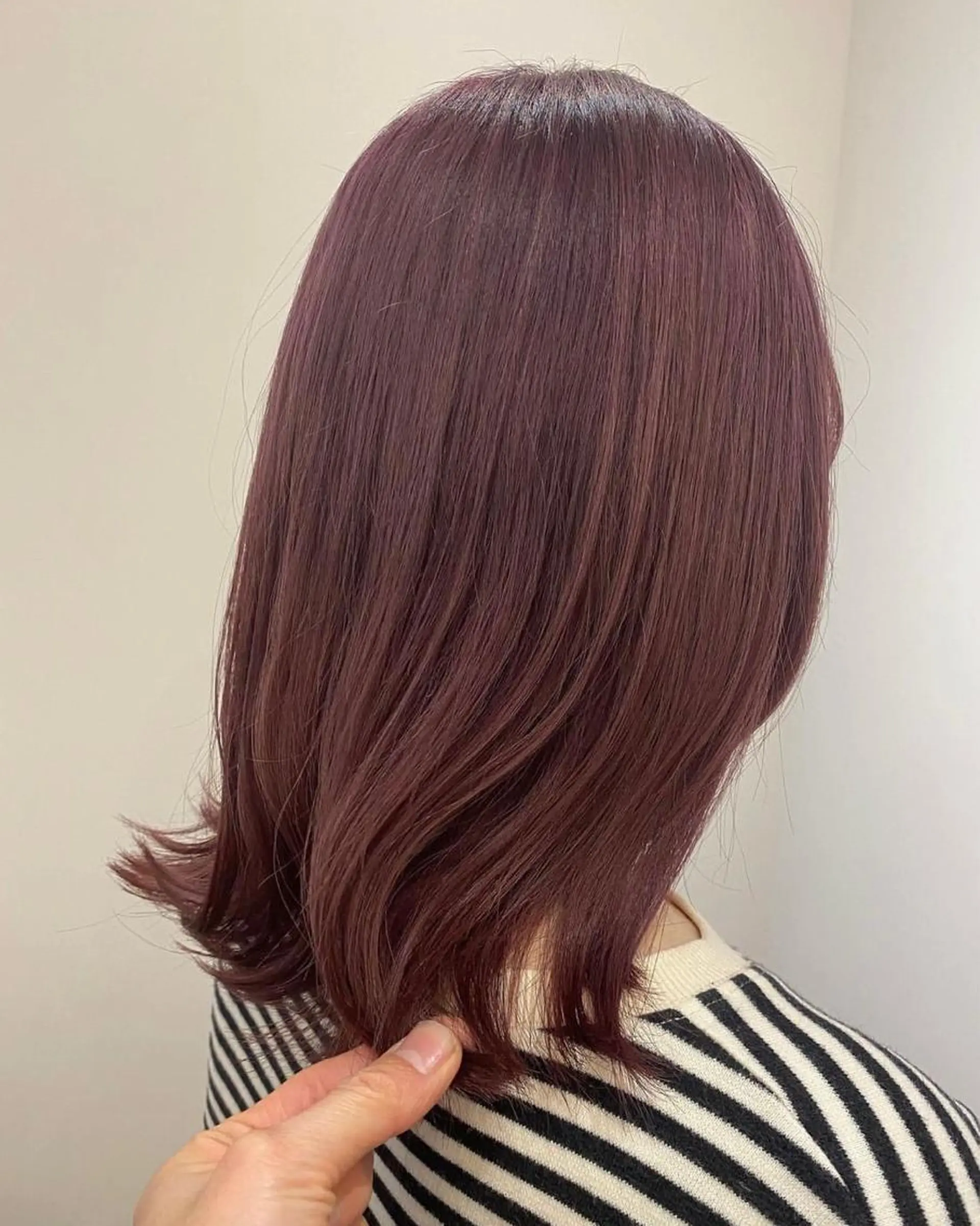 ミディアム カラー ラベンダーカラー ラベンダーピンク ピンクカラー 池袋 🌼nana🌼のヘアスタイル