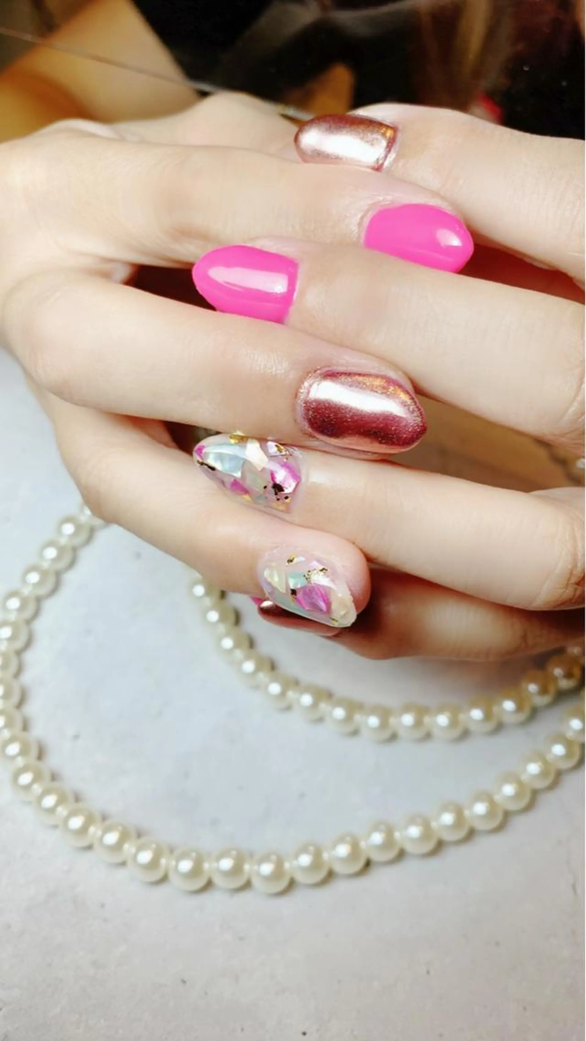 ネイル ハンドネイル Aimer pour soiのネイルデザイン