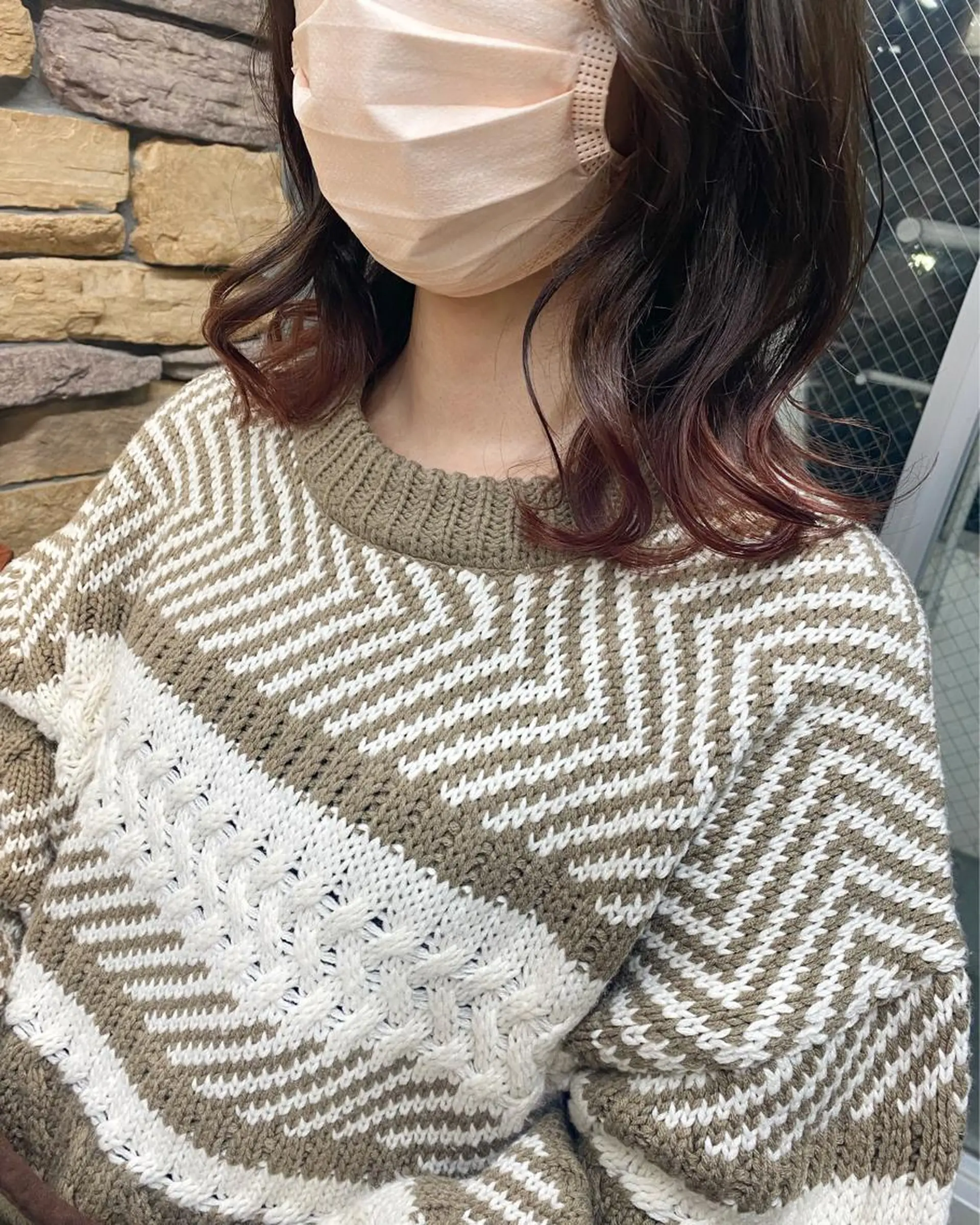 ミディアム カラー ヘアカラー トリートメント 後藤紗英/髪質改善 /オリーブベージュのヘアスタイル