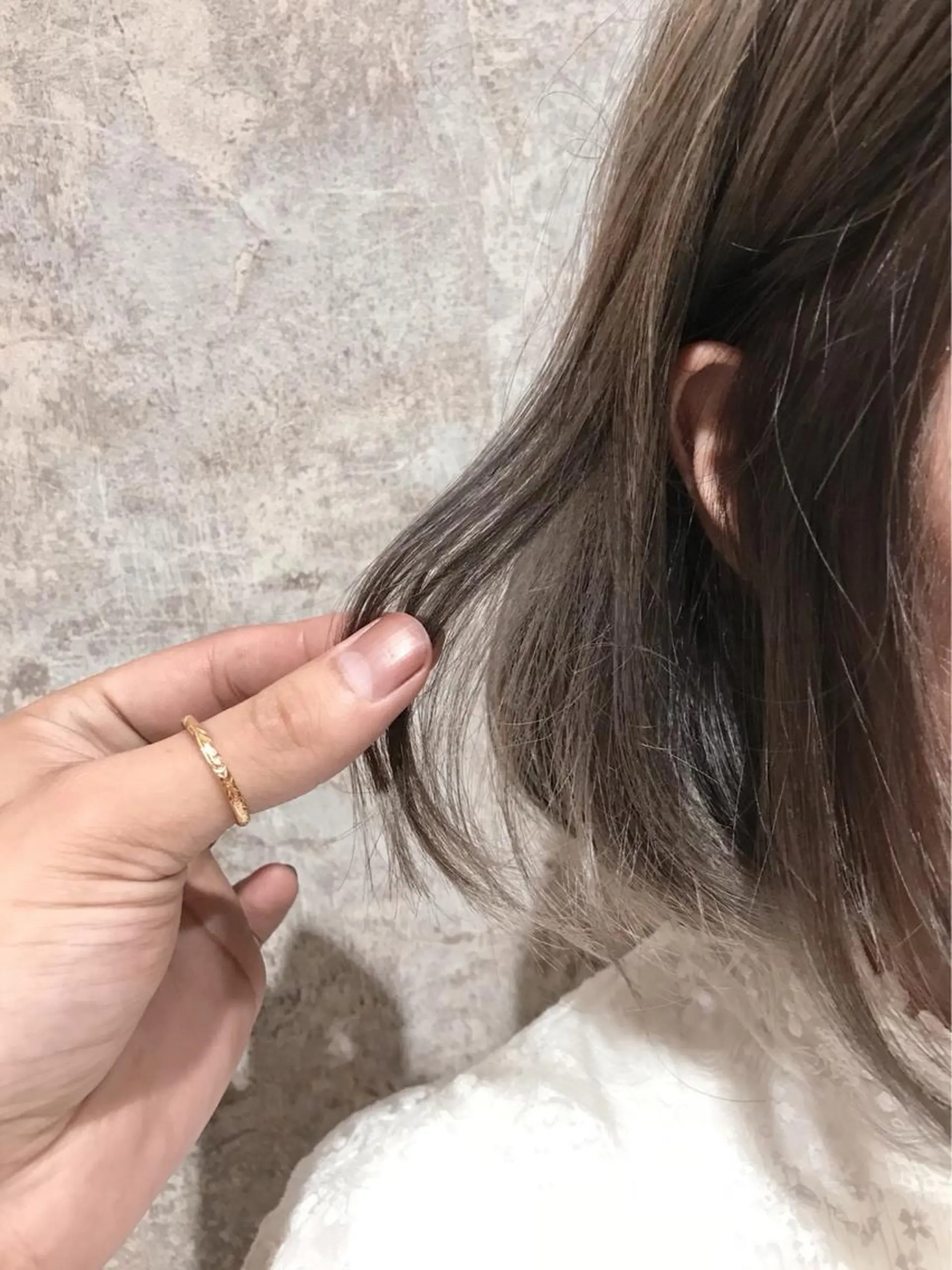 ミディアム カラー シルバー 🫟Blanco🫟 Color&Careのヘアスタイル