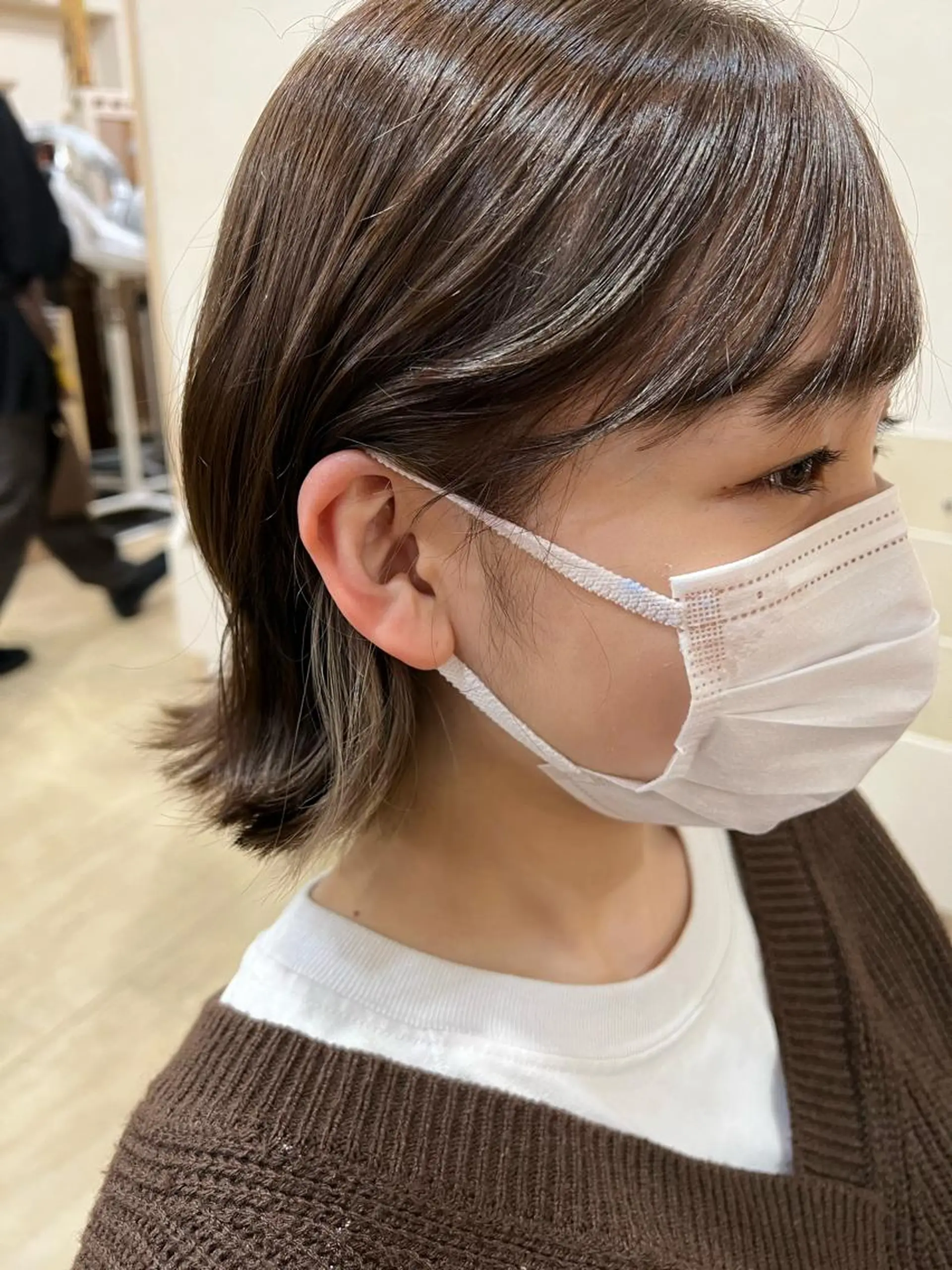 ミディアム カラー ベージュカラー インナーカラー 仕上がり満足度 No.1池田篤史のヘアスタイル