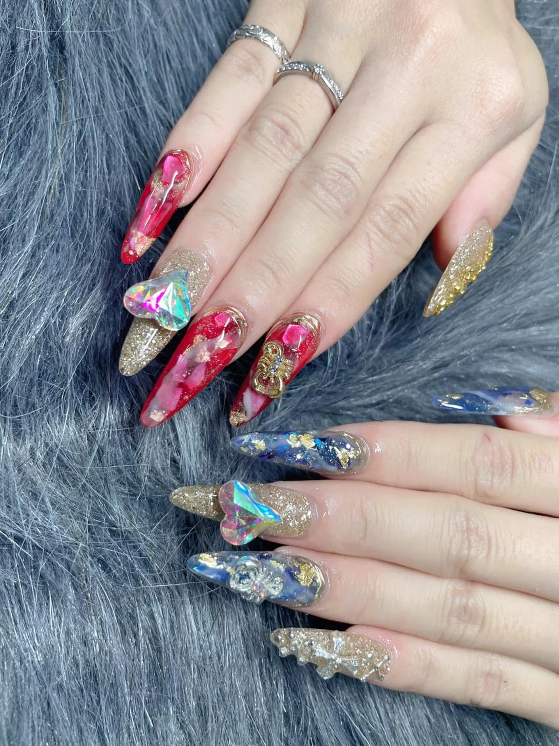 セミロング ネイル 《LB》ラブリエ Nail&eyeのマツエク・マツパデザイン