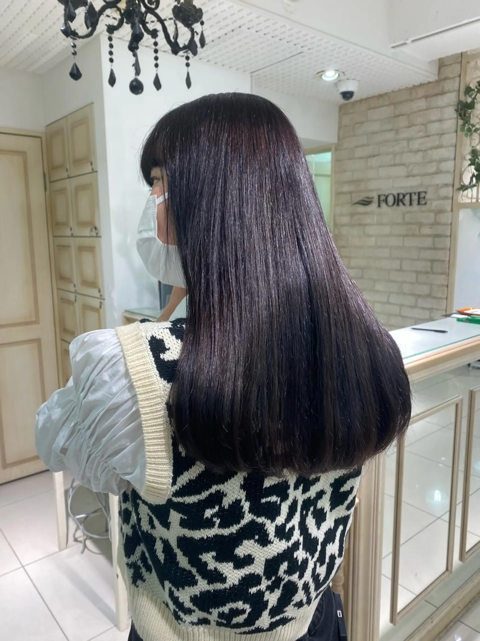 ロング カラー ヘアアレンジ 透明感カラー 古山 結季🌙🖤のヘアスタイル