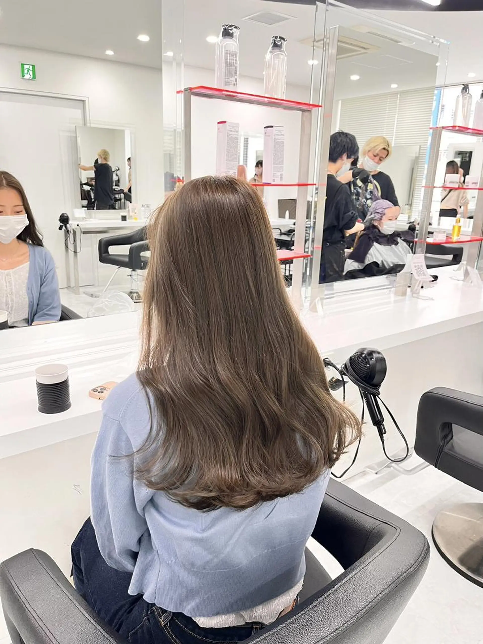カラー 韓国風美髪🇰🇷 透明感🫧上野のヘアスタイル