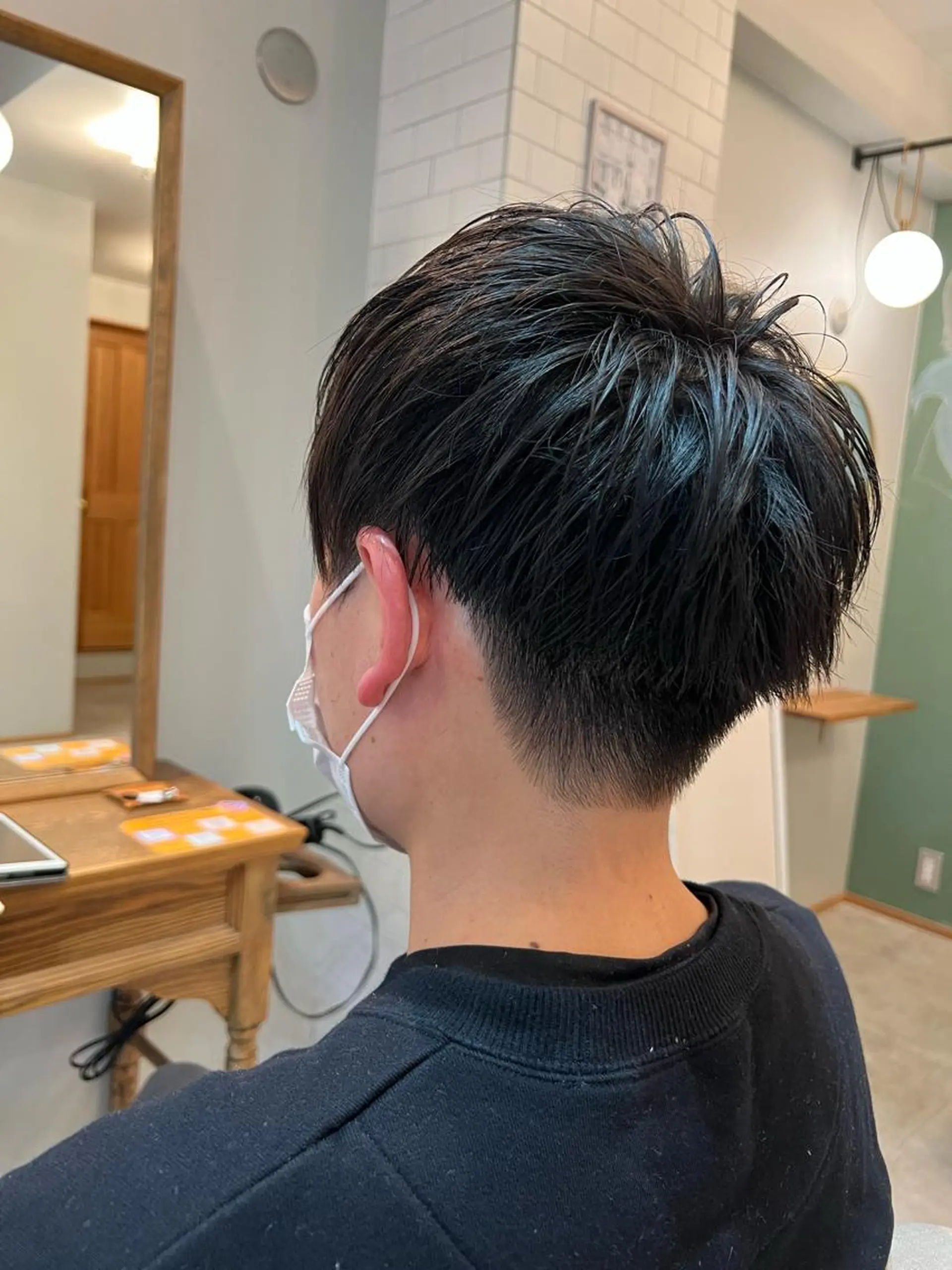 メンズ ぱつボブ/ ショート/YUKIのヘアスタイル