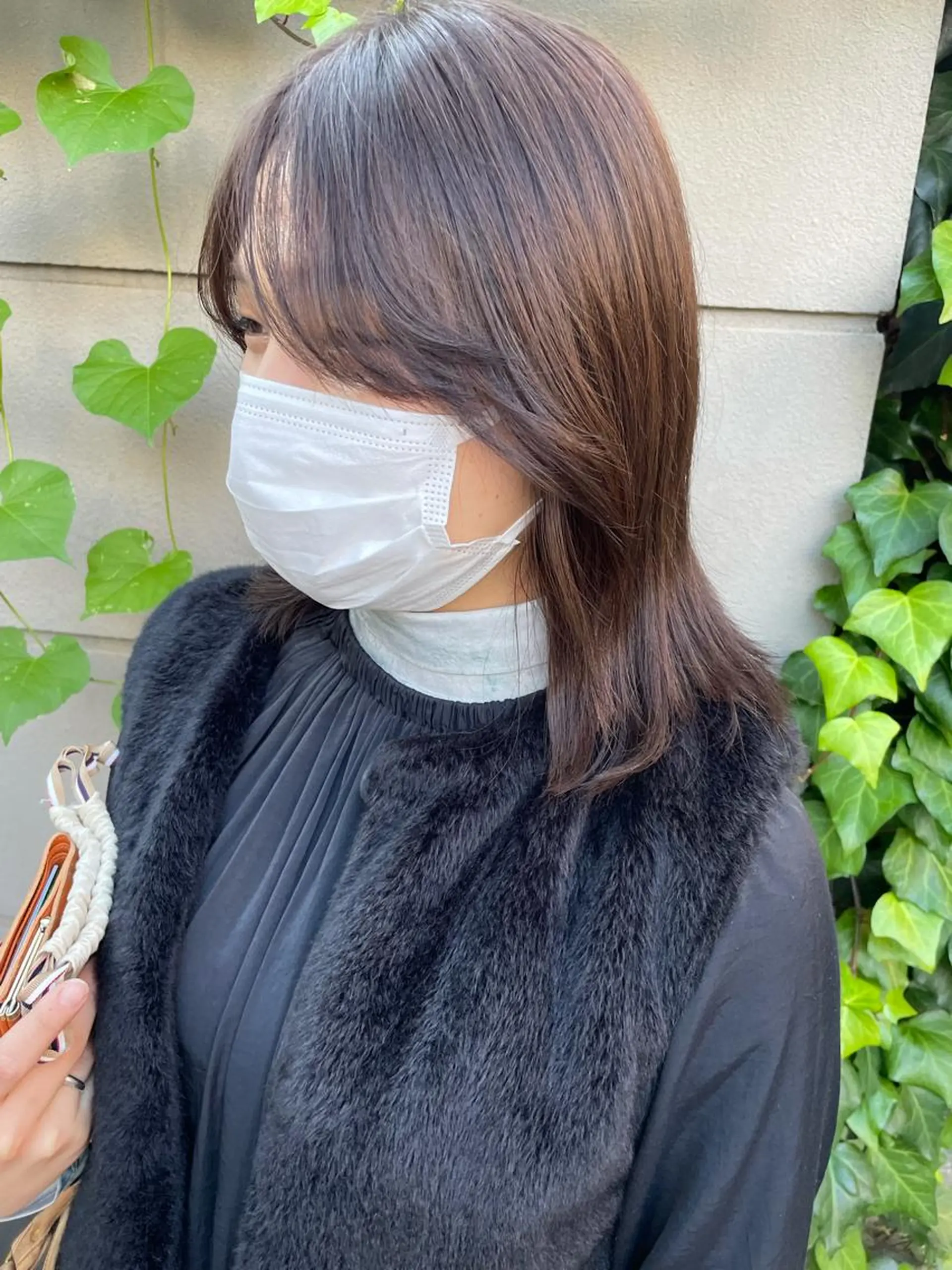 ミディアム カラー ヘアアレンジ ヘアカラー satsuki 暖色・ブラウンカラーのヘアスタイル