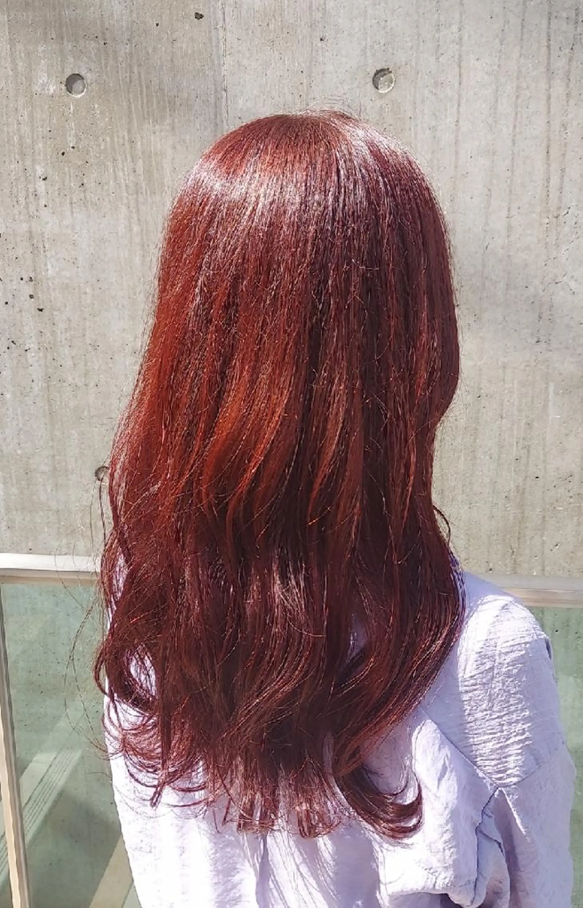 ロング カラー あかね☆ヘアアレンジ /ボブ/縮毛矯正のヘアスタイル