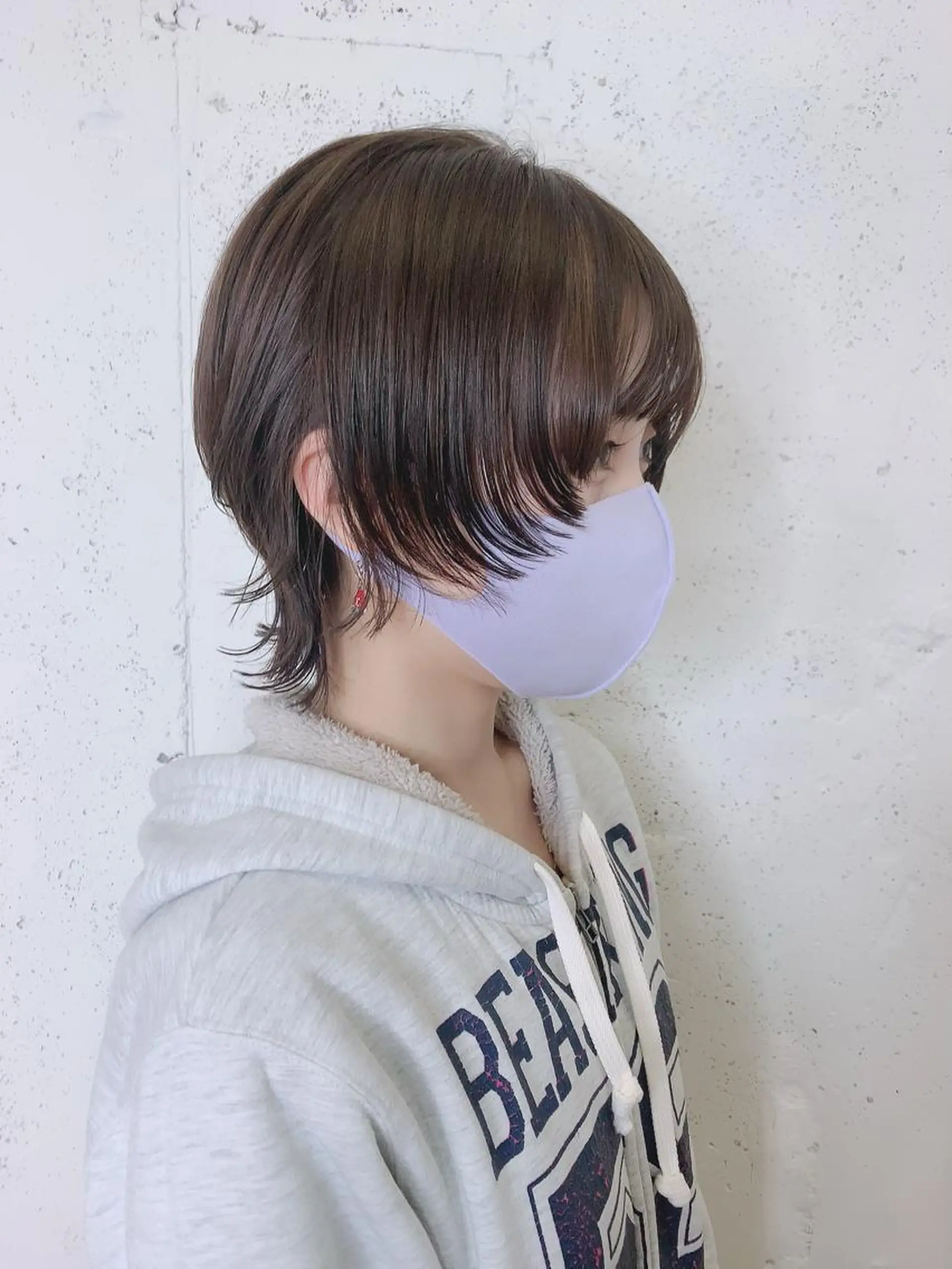 ショート カラー カット 透明感ハイトーン🦄 キラ🌈のヘアスタイル