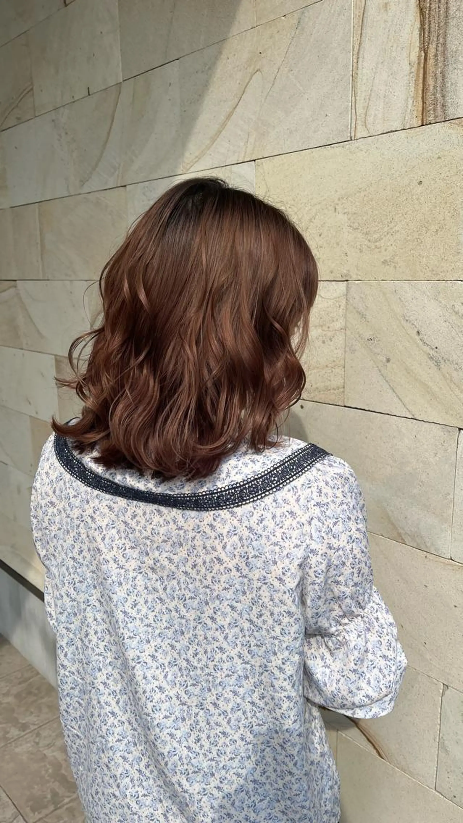 ミディアム カラー ヘアアレンジ 栗林 姫花のヘアスタイル