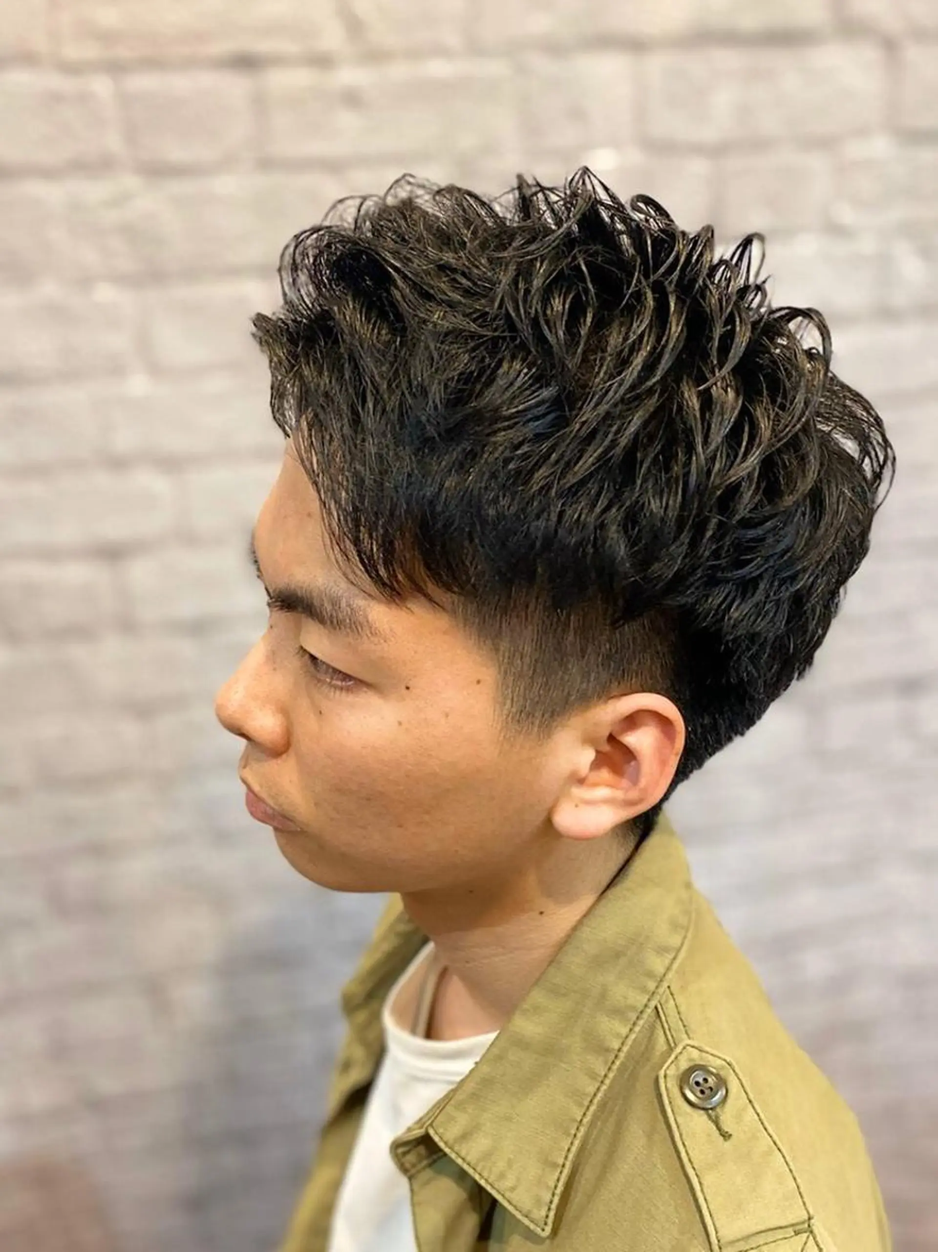 ショート メンズ カット パーマ お客様満足度NO.1 小林真弥のヘアスタイル