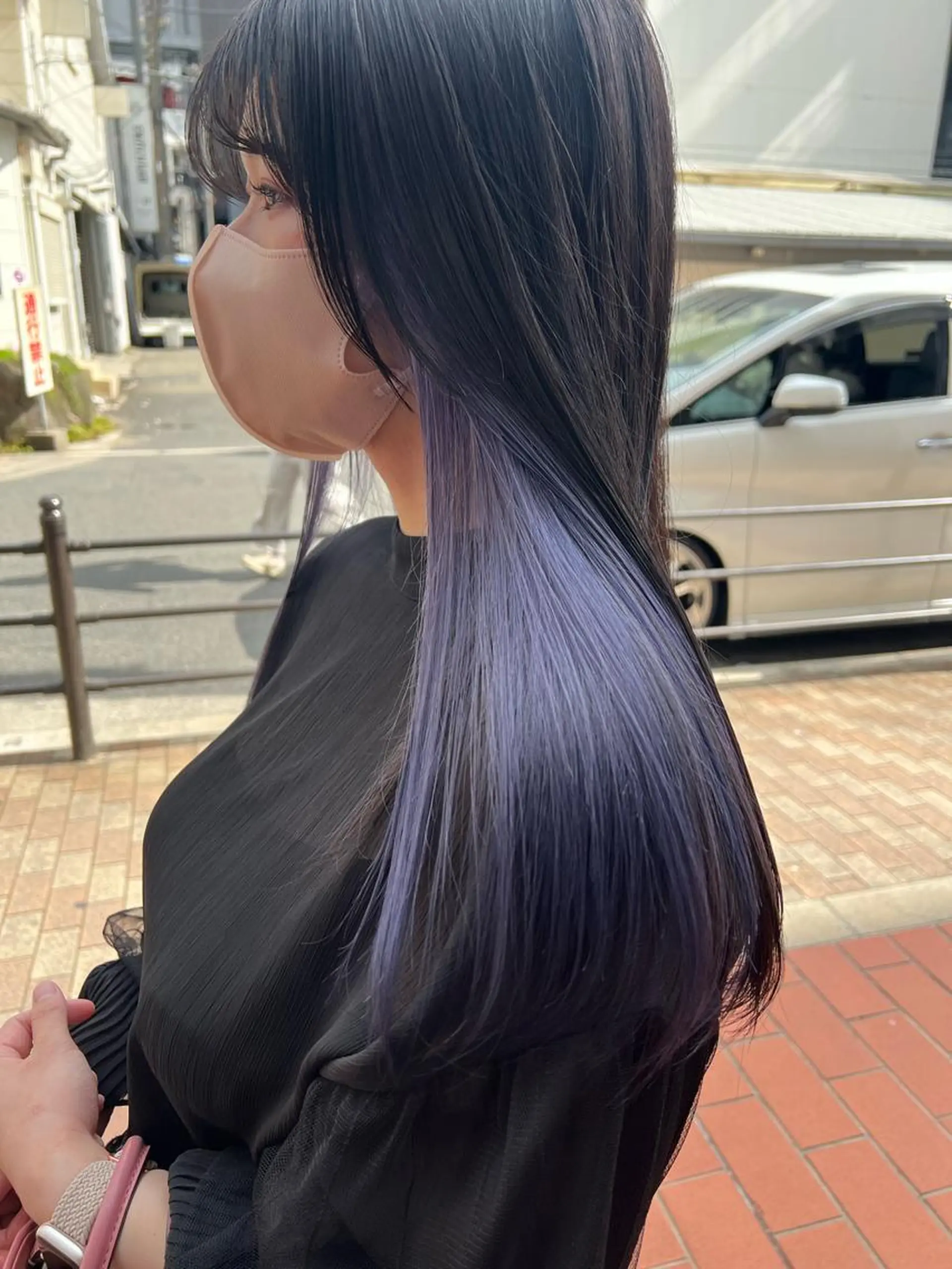 セミロング カラー スダユーヤ 💫推しカラーのヘアスタイル