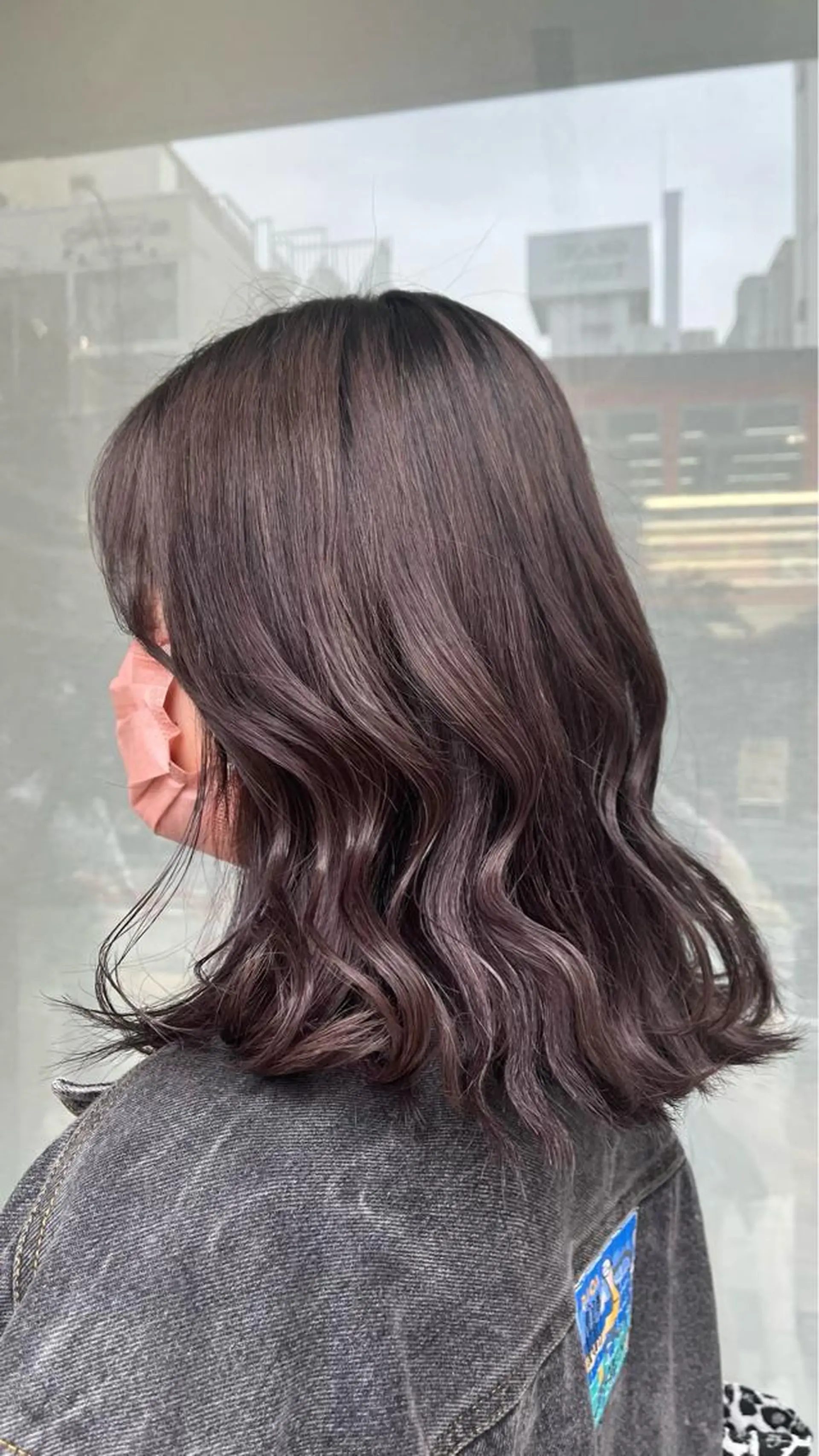 ミディアム mai🤍縮毛酸性ス トレート/アイリストのヘアスタイル