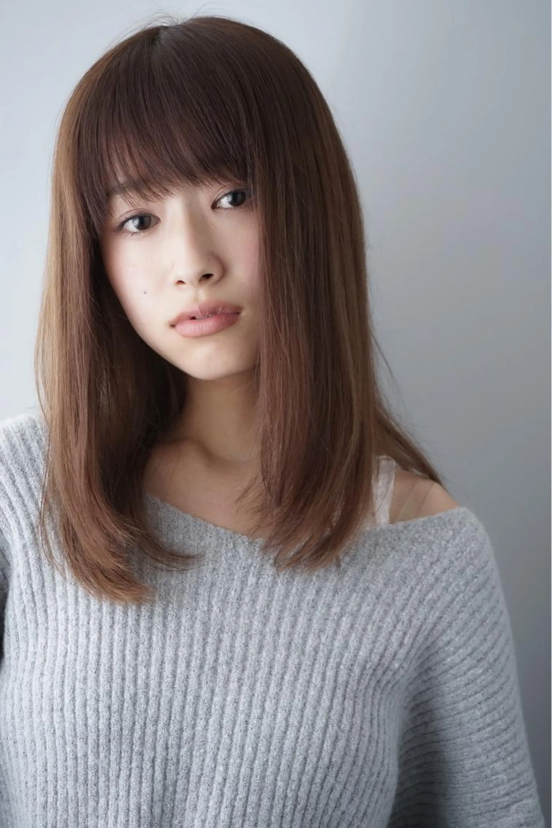 ロング カラー パーマ ヘアアレンジ アッシュ ベージュカラー ストレートパーマ カット ヘアカラー トリートメント 可愛いを作る神 ナオヒロのヘアスタイル