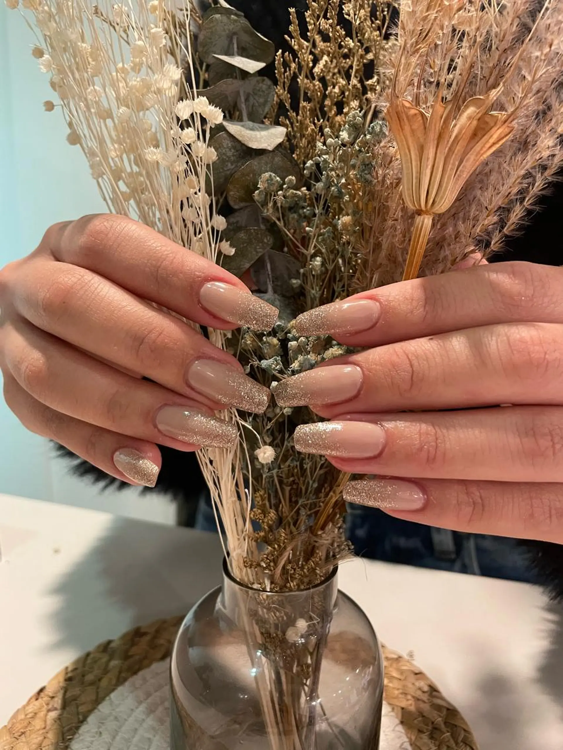 ネイル グラデーション ラメ(グリッター) ラメグラデーション ハンドネイル D.d Nail Moeのネイルデザイン