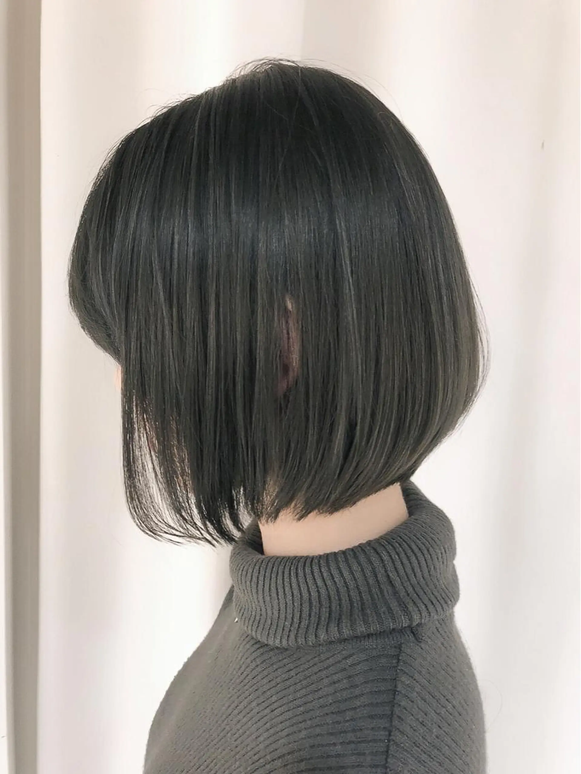 ショート カラー パーマ マツエク・マツパ アッシュ アッシュグレー アッシュグレージュ グラデーションカラー グレージュ 竹内ケンゴ🇰🇷 EIGHT藤沢のヘアスタイル