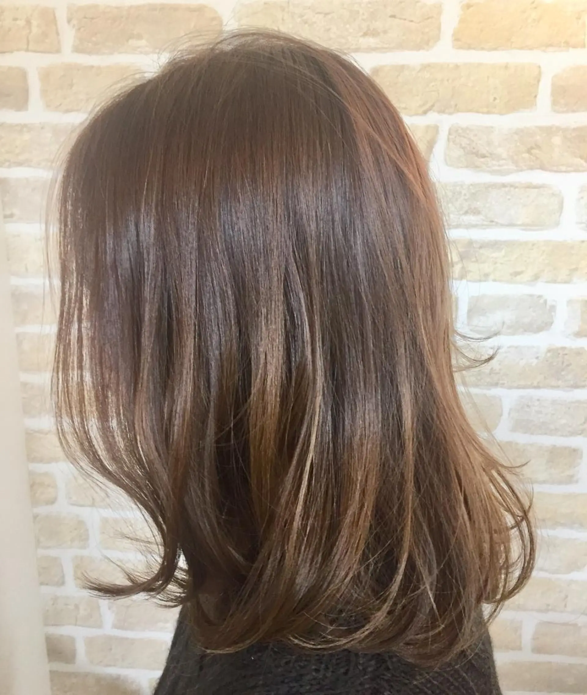 ミディアム カラー 髪質改善 LIME 長野駅のヘアスタイル